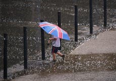 UK weather: Forecasters warn of ‘sudden flooding’ as storms threaten weekend