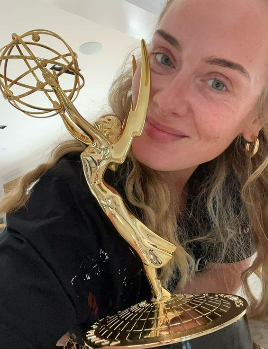 Adele and her Emmy