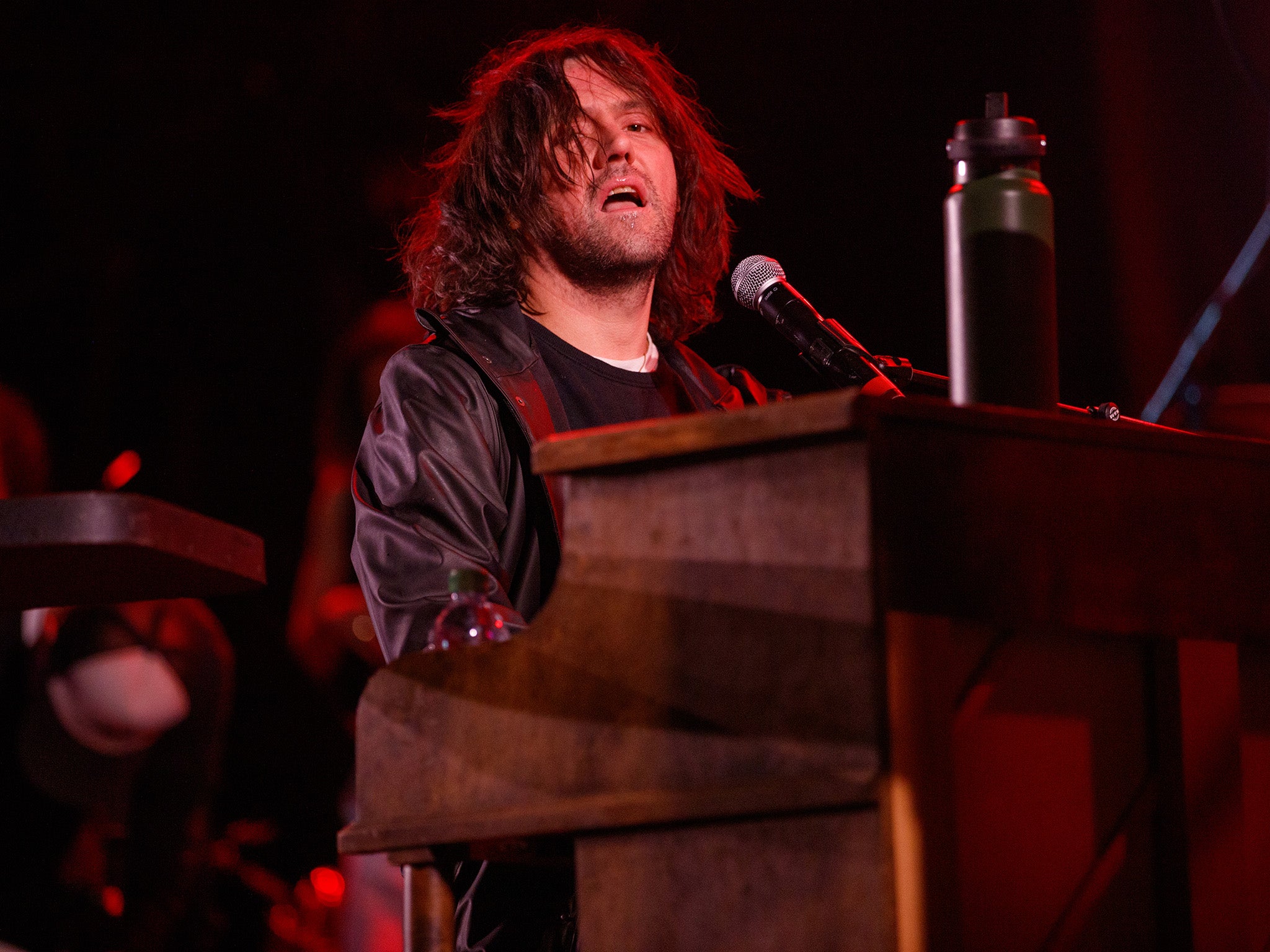 Conor Oberst of Bright Eyes performs on day four of the festival at Larmer Tree Gardens