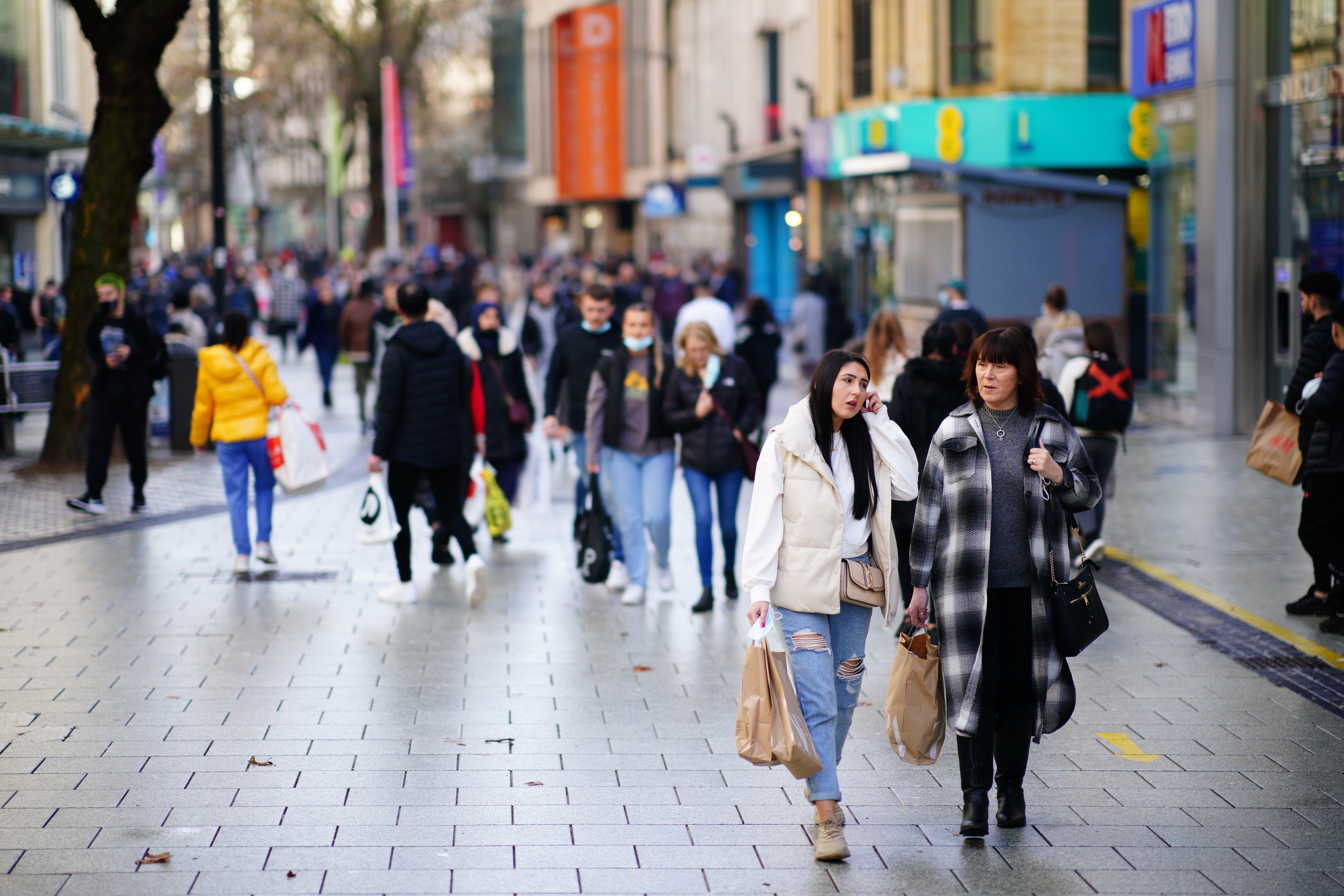 Britain’s new prime minister is facing a ‘heightened risk of recession’ following new figures signalling the private sector contracted in August after activity slumped in the services sector (Ben Birchall/PA)