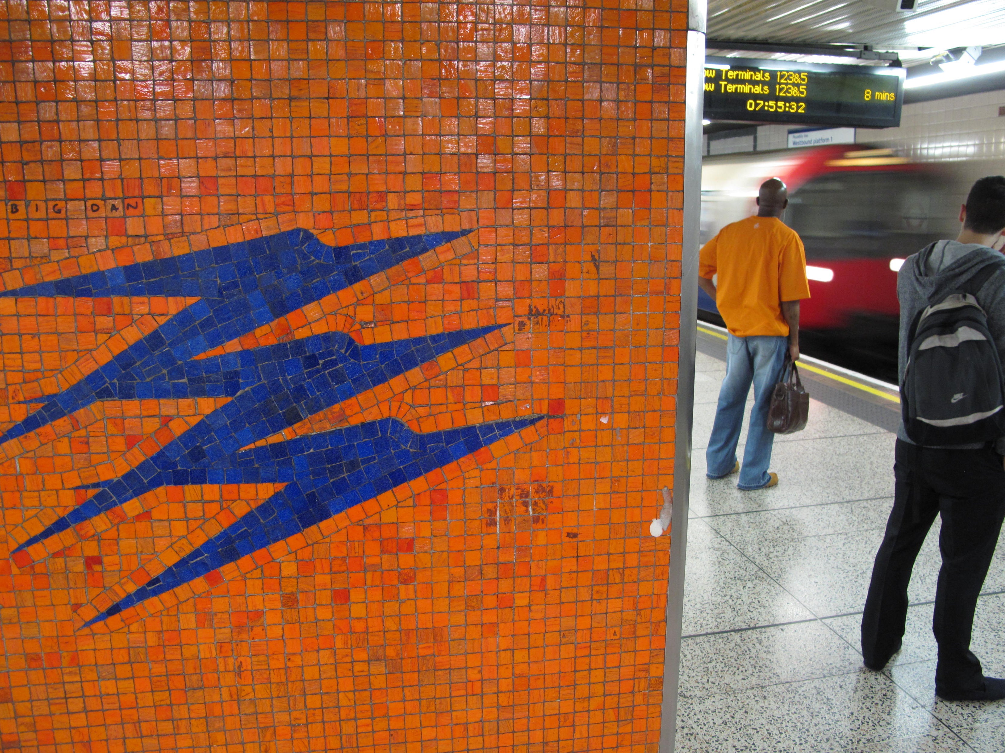 Cheap trick: pausing at Hatton Cross station enables off-peak travellers to Heathrow to avoid the sudden fare rise