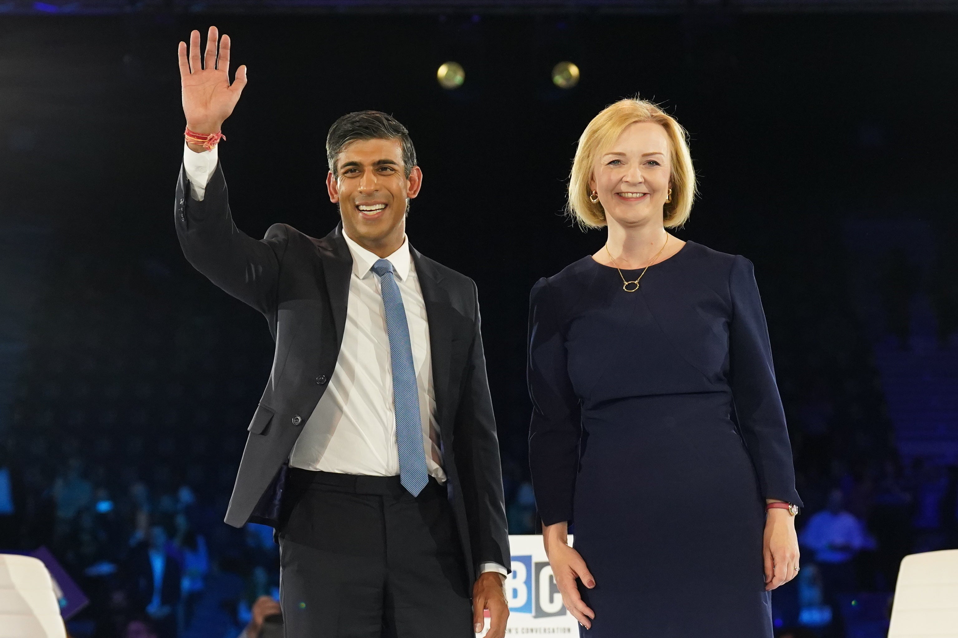 Rishi Sunak and Liz Truss (Stefan Rousseau/PA)