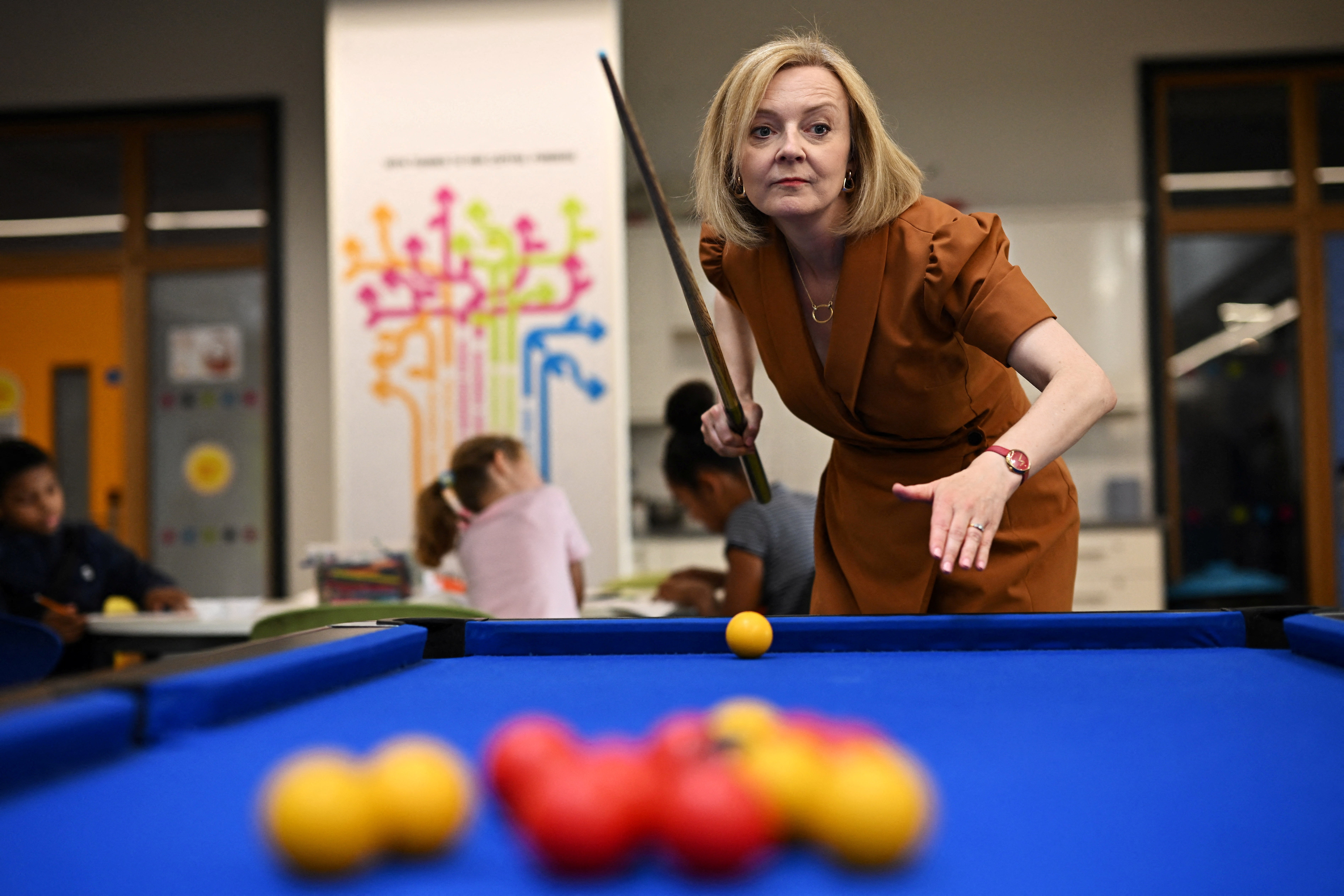 Liz Truss (Dylan Martinez/PA)