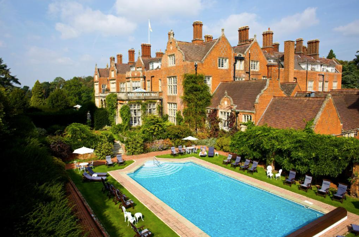 With a huge outdoor swimming pool, Tylney Hall is the ideal break