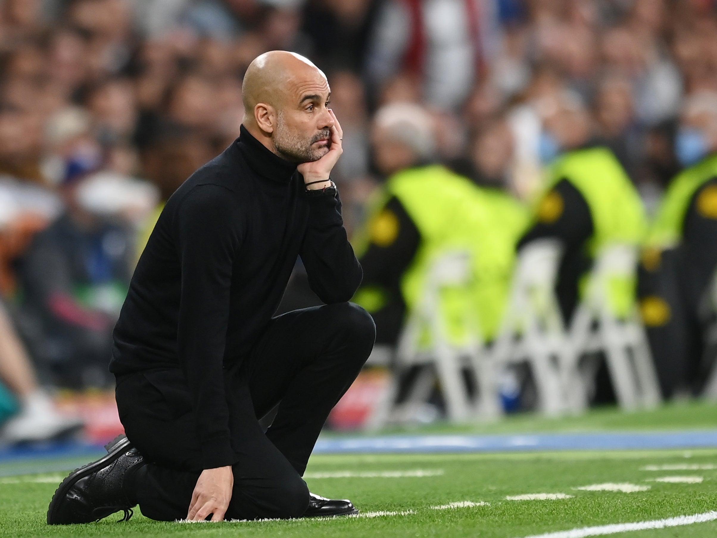 Pep Guardiola was left stunned by Manchester City’s dramatic semi-final exit last season