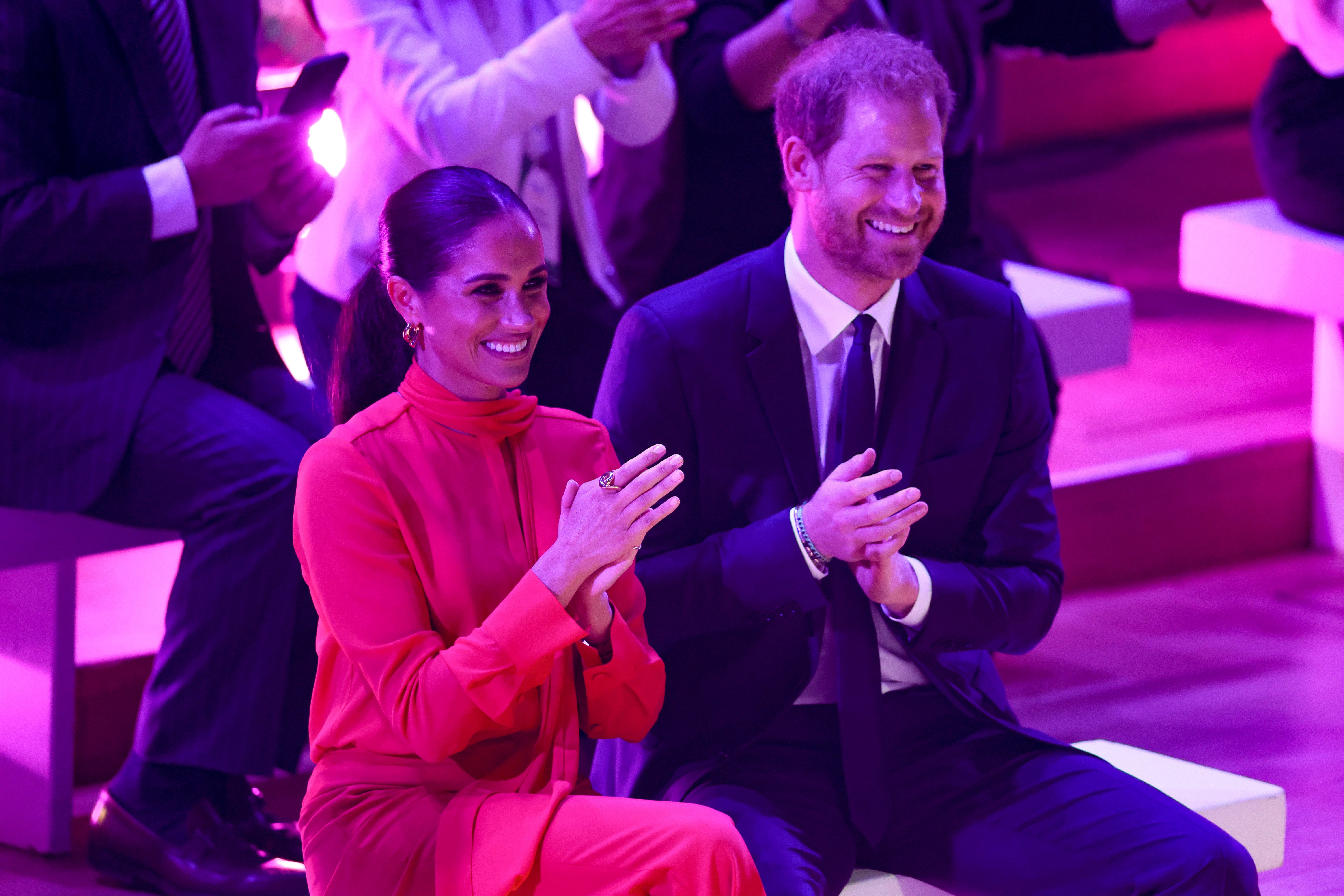 Meghan Markle and Prince Harry attend 2022 One Young World Summit Opening Ceremony