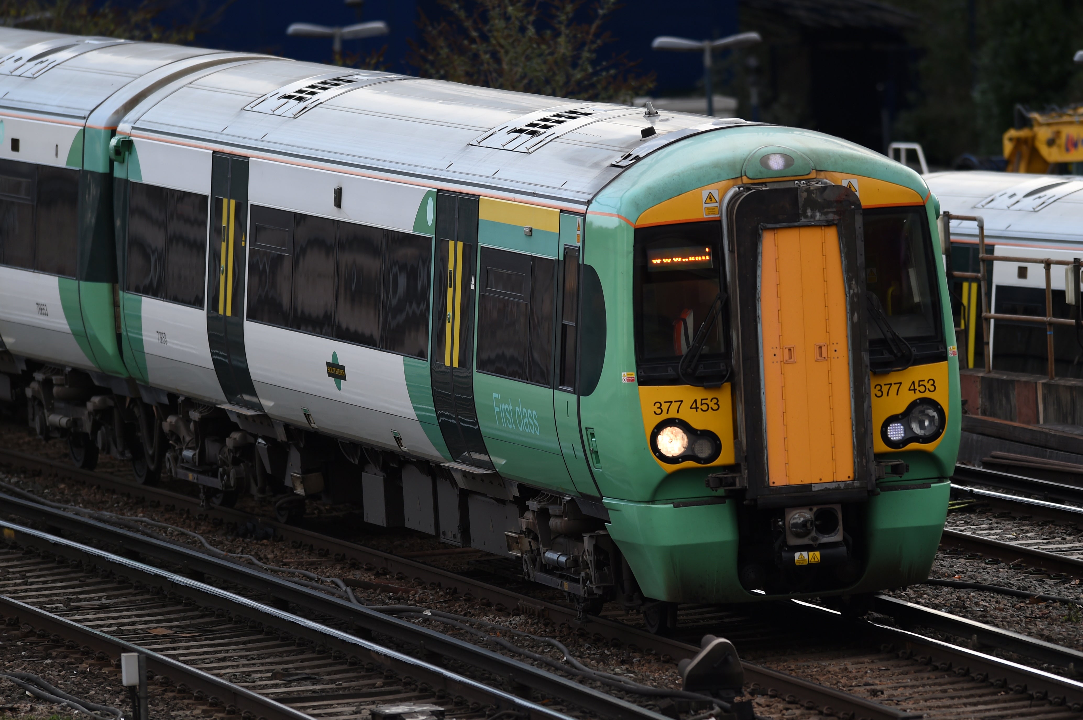 A Southern train at London’s Victoria station