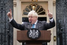 Boris Johnson – live: Outgoing PM promises ‘fervent’ support to Liz Truss in final speech