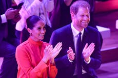 Meghan Markle opts for all red look as she makes first appearance on Europe tour