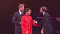 Prince Harry and Meghan cheered upon arrival to One Young World Summit