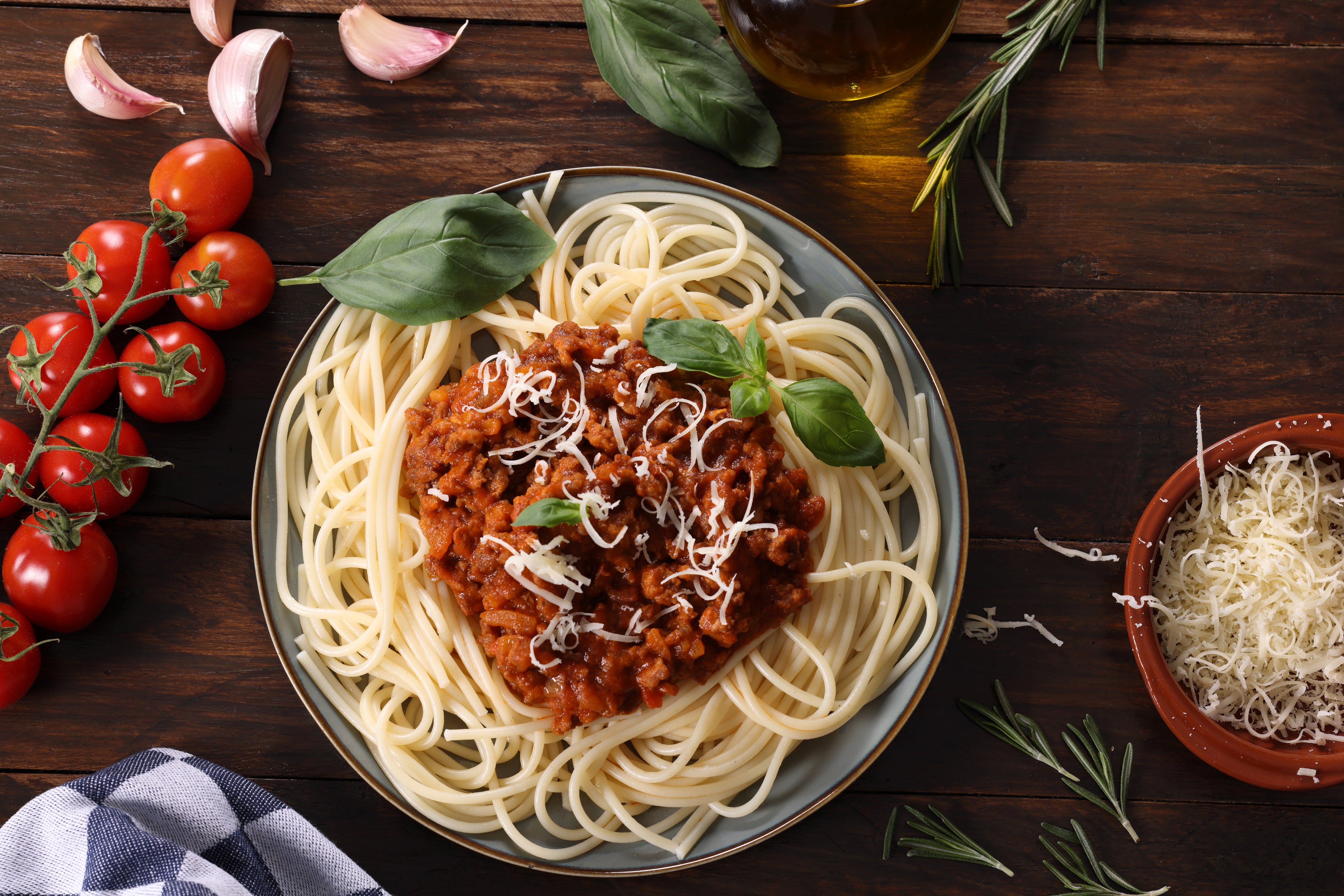 The classic pasta dish of spaghetti Bolognese