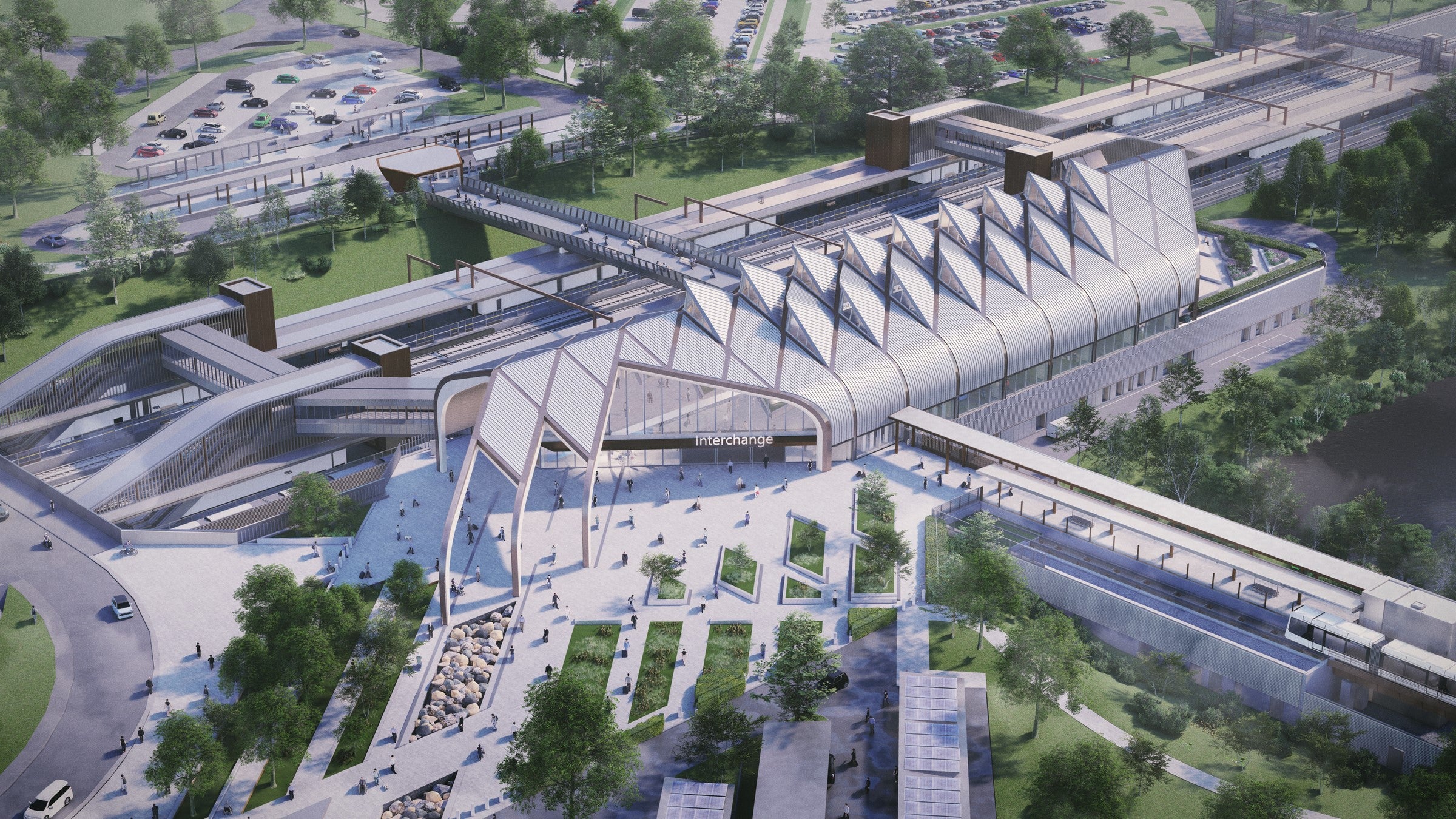 Birmingham HS2 Interchange station. (HS2/PA)