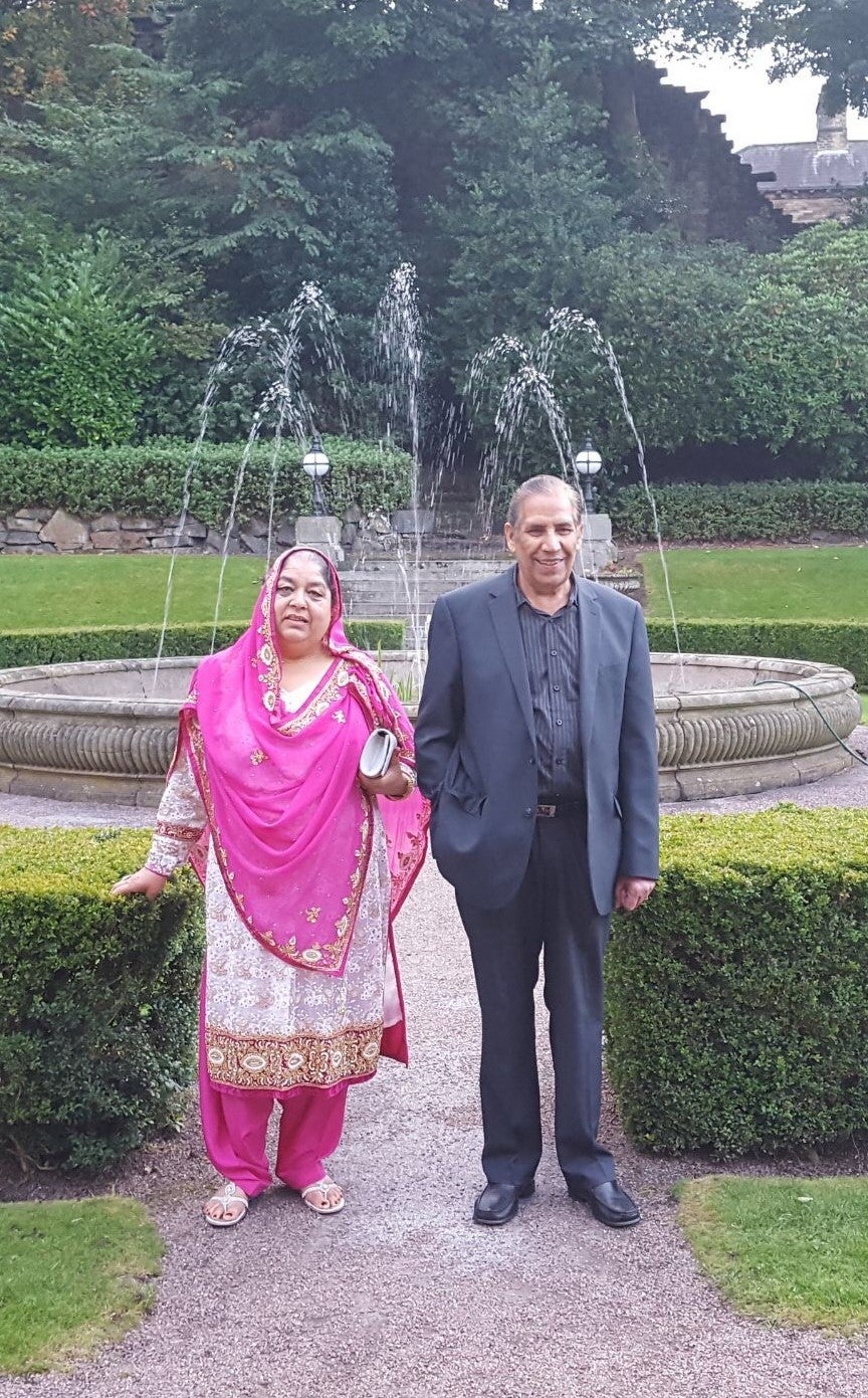 Nargis Begum, left, died on the M1 in Yorkshire