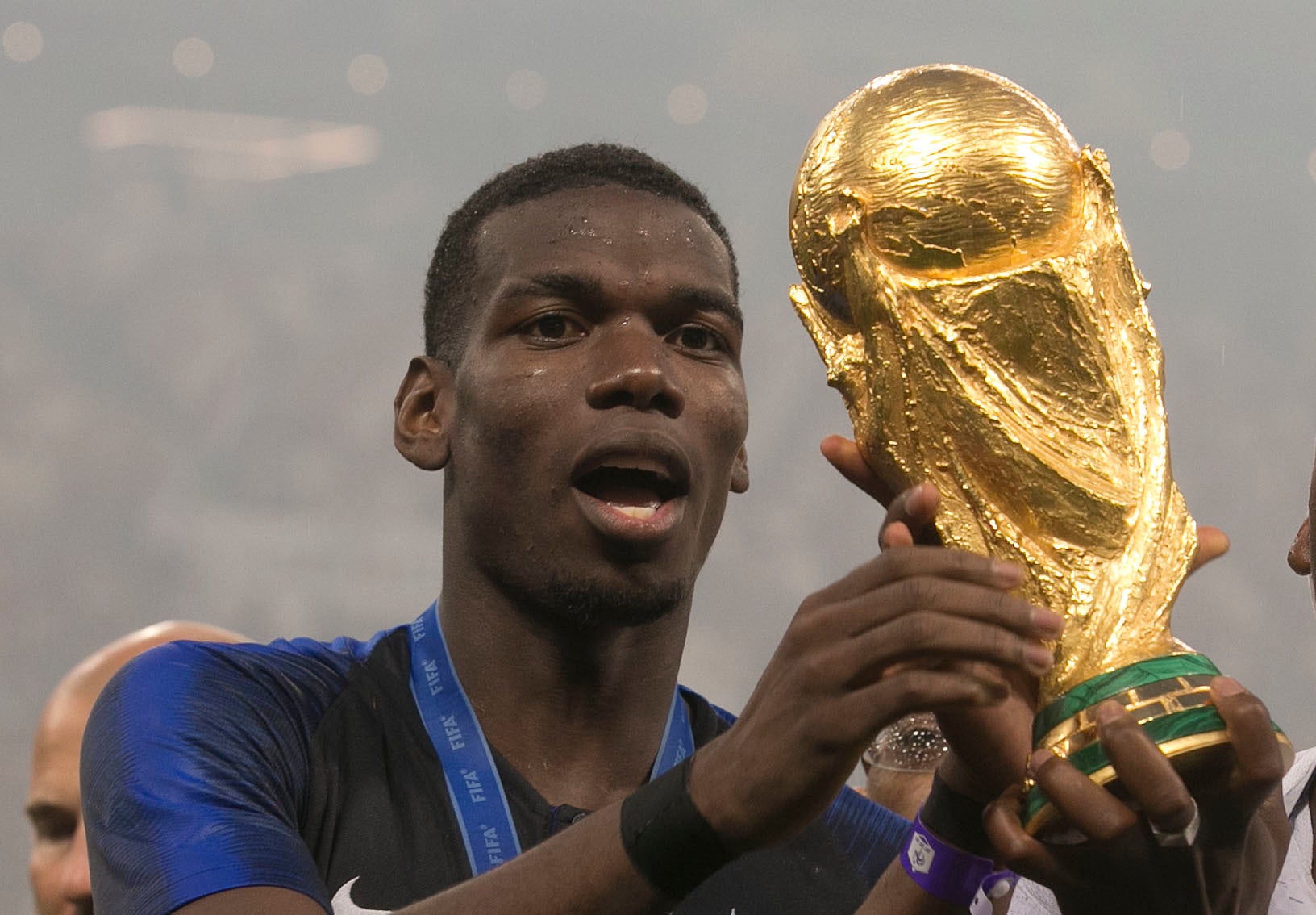 Paul Pogba has reported his knee surgery was successful as he faces a battle to be fit for the World Cup (Owen Humphreys/PA)