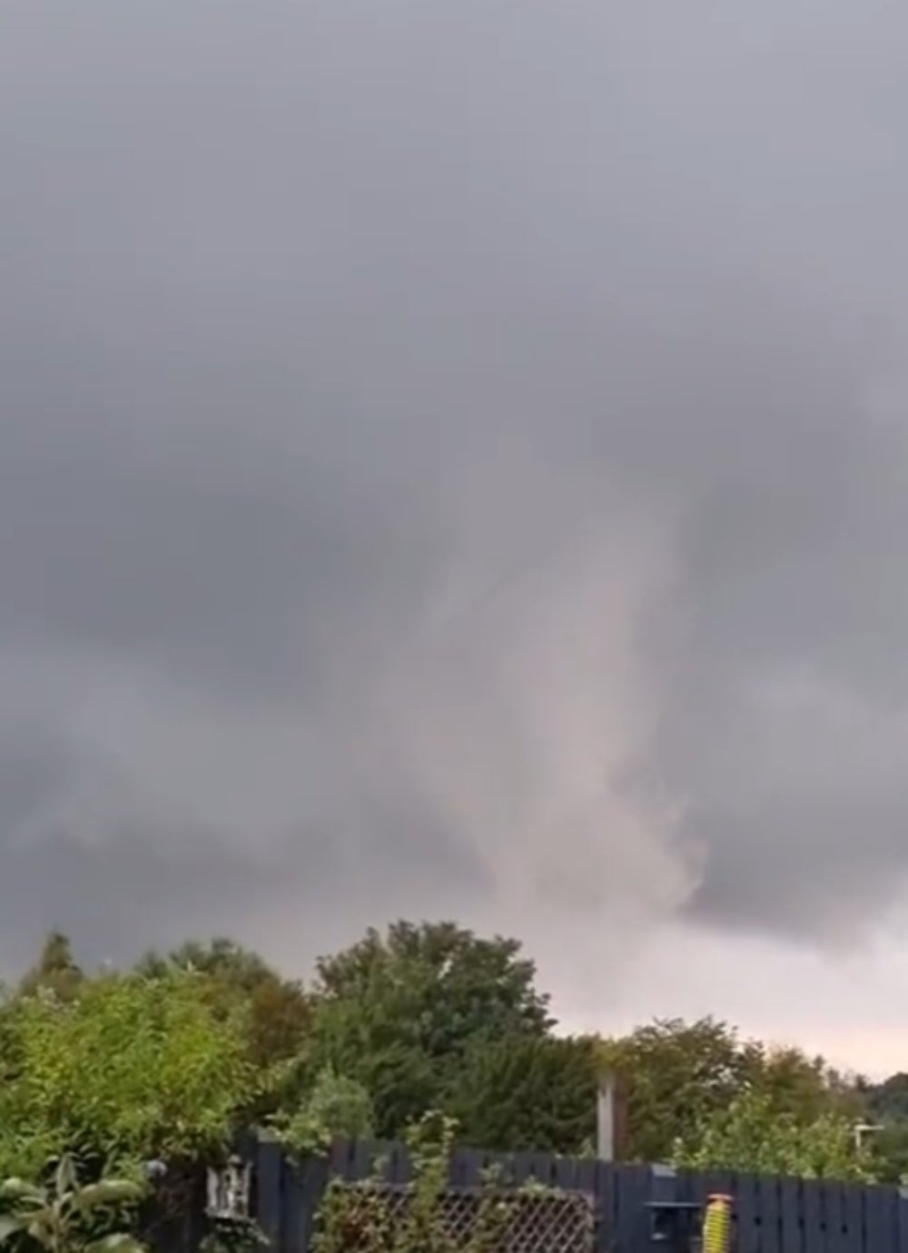 The tornado was spotted in Midlothian (@aislingtho/PA)