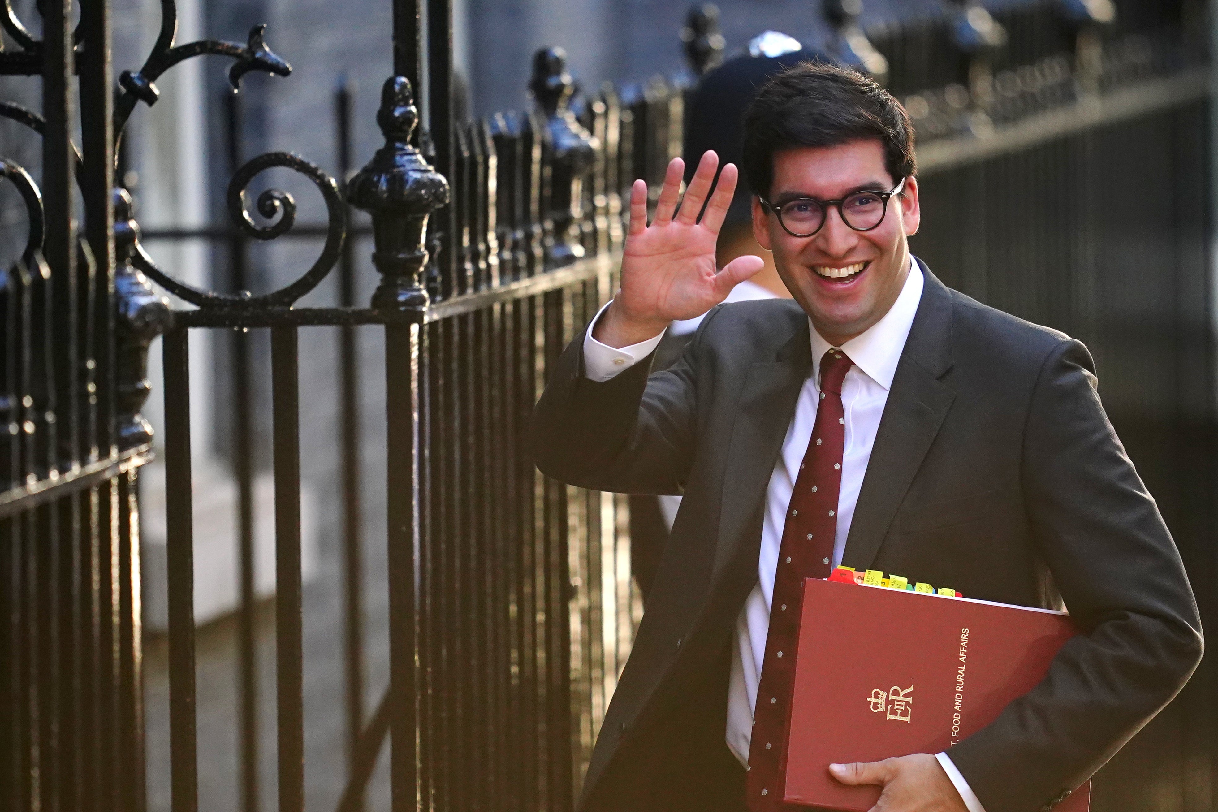 New Environment Secretary Ranil Jayawardena arrives in Downing Street for the first meeting of Liz Truss’s cabinet