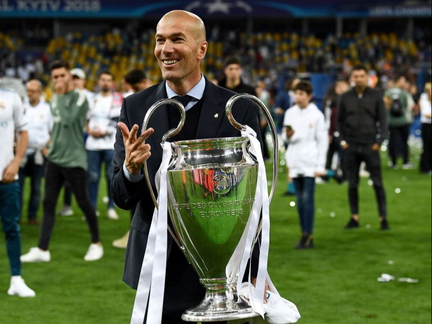 Zidane has only ever managed Real Madrid but has an excellent record