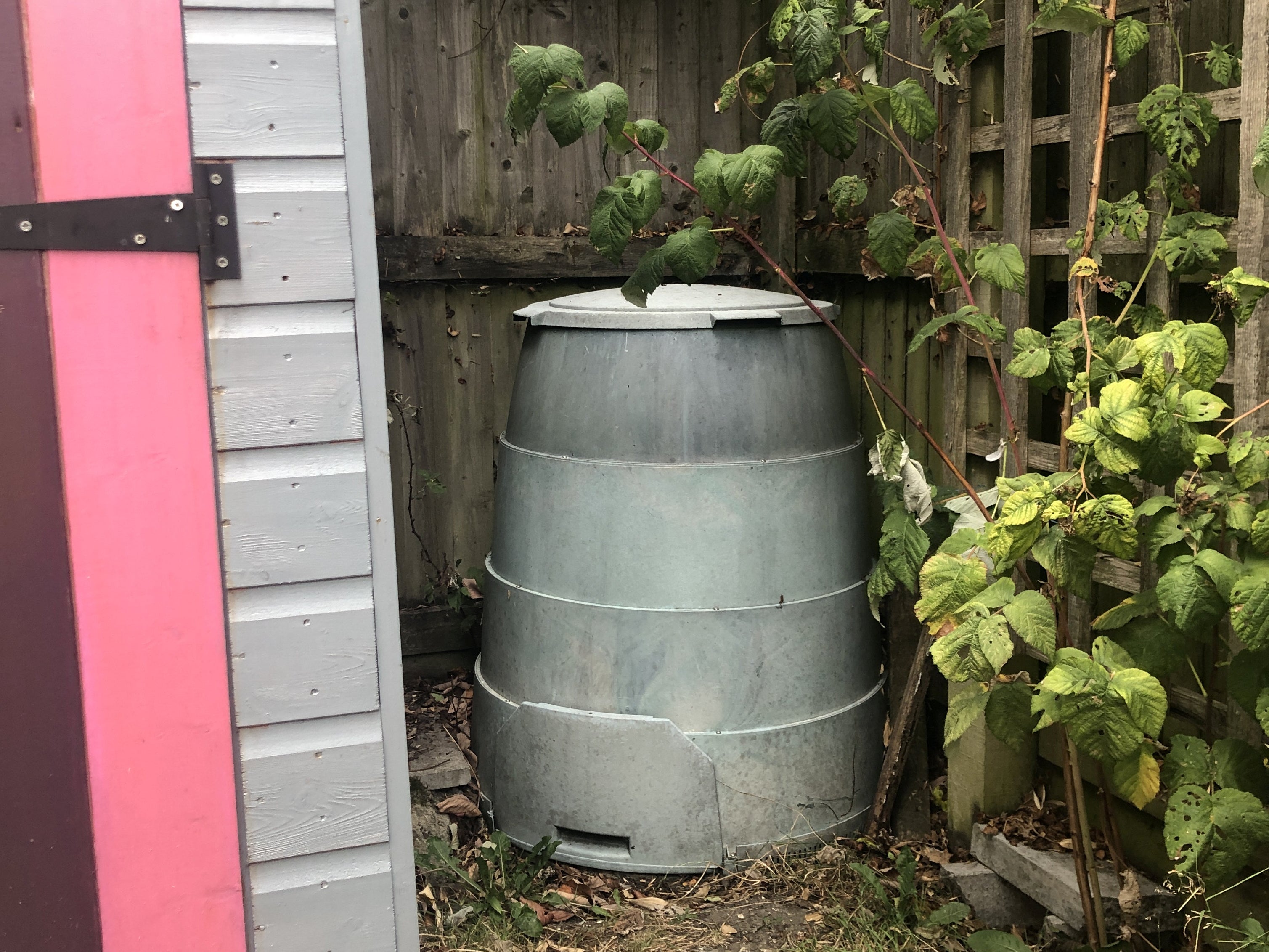 Jen Gale’s garden compost bin