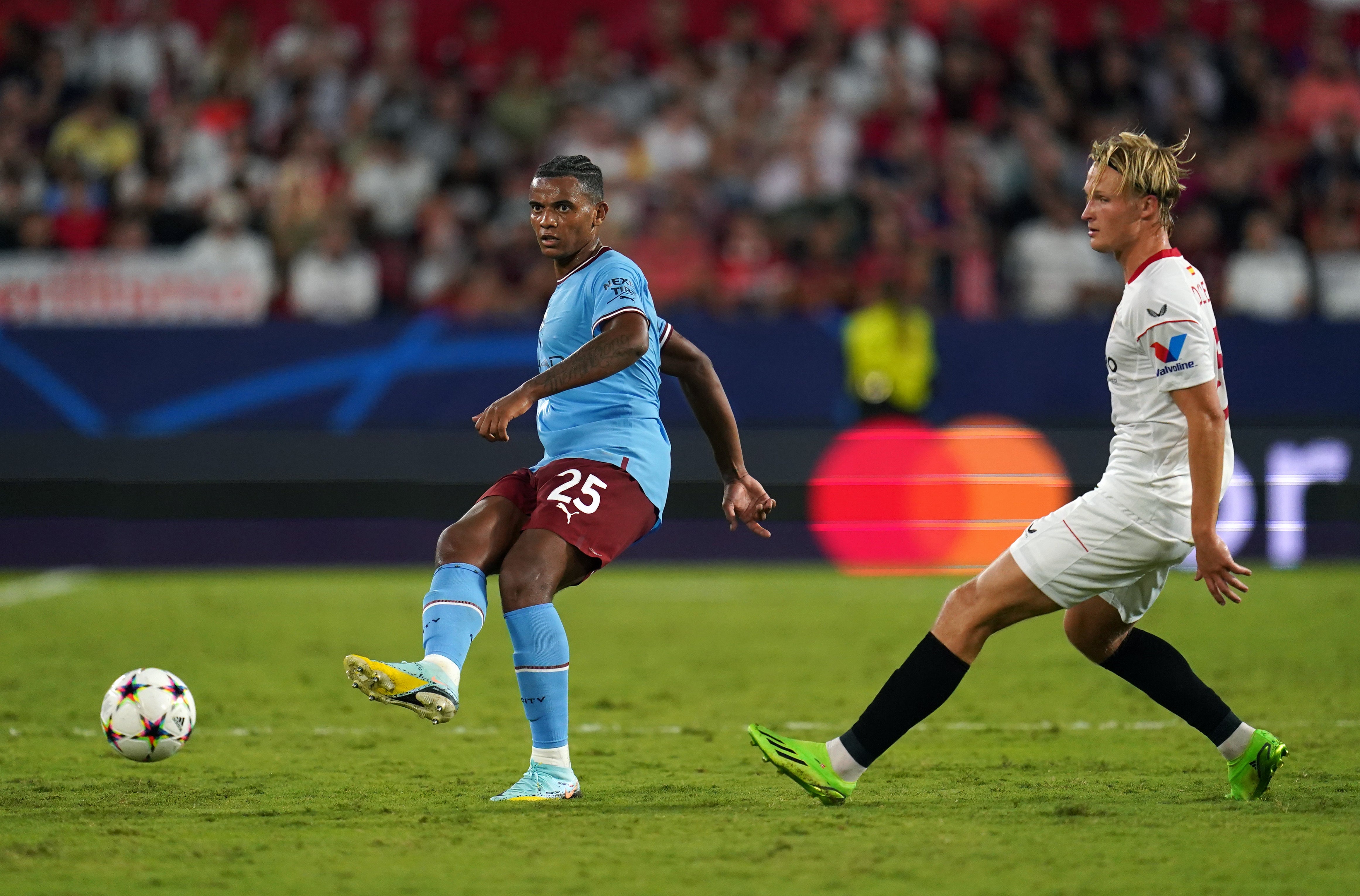 Manuel Akanji (left) in action during the Champions League