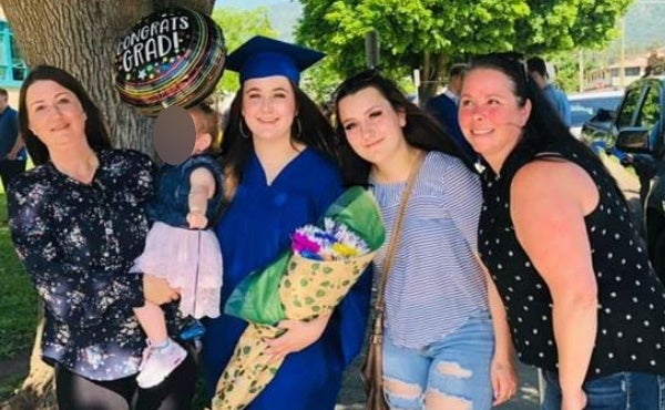 The teenager (centre) spoke three languages and dreamed of becoming a lawyer