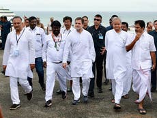 A long march forward or last goodbye? Rahul Gandhi walks length of India to revive Congress party