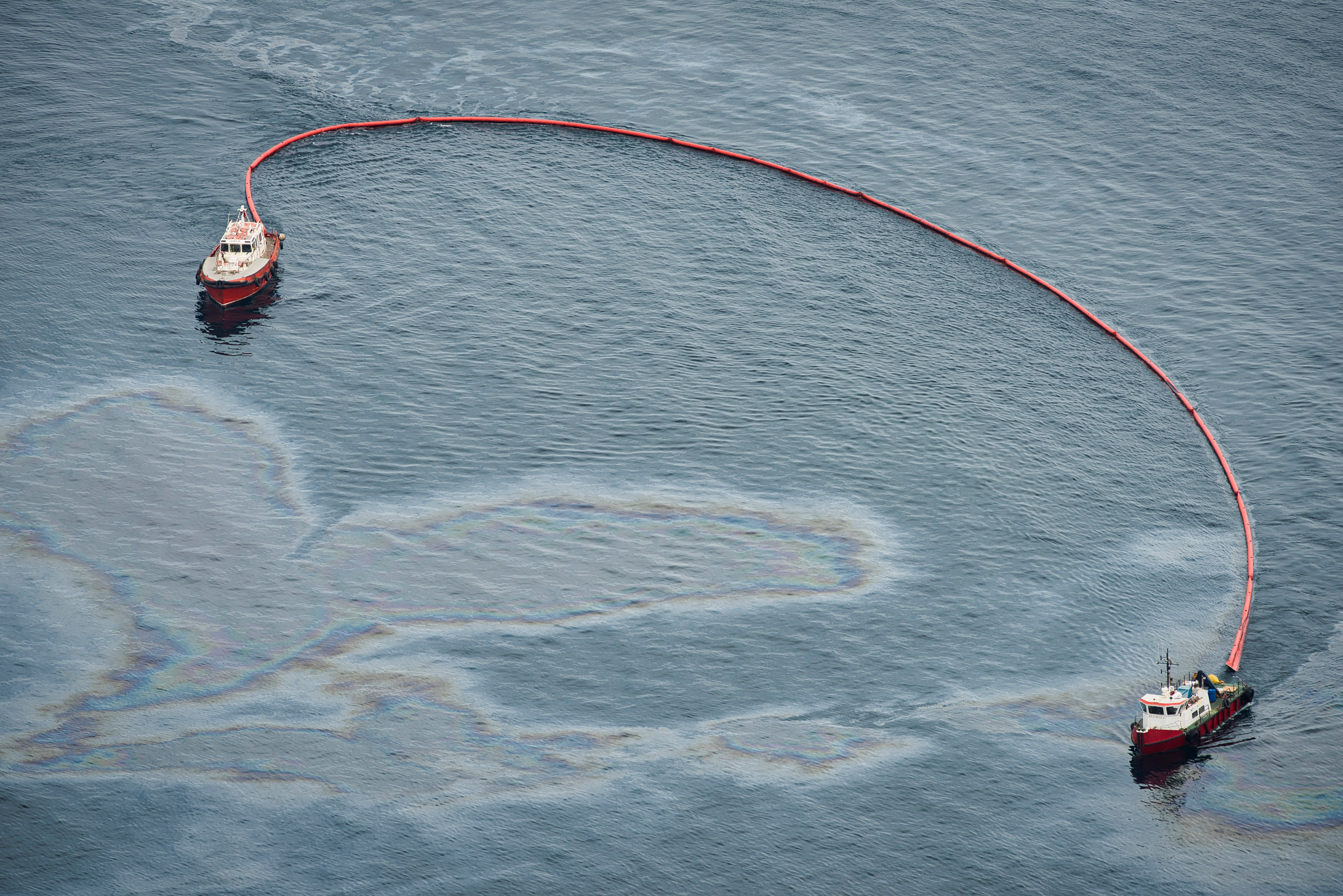 Spain Gibraltar Fuel Spill