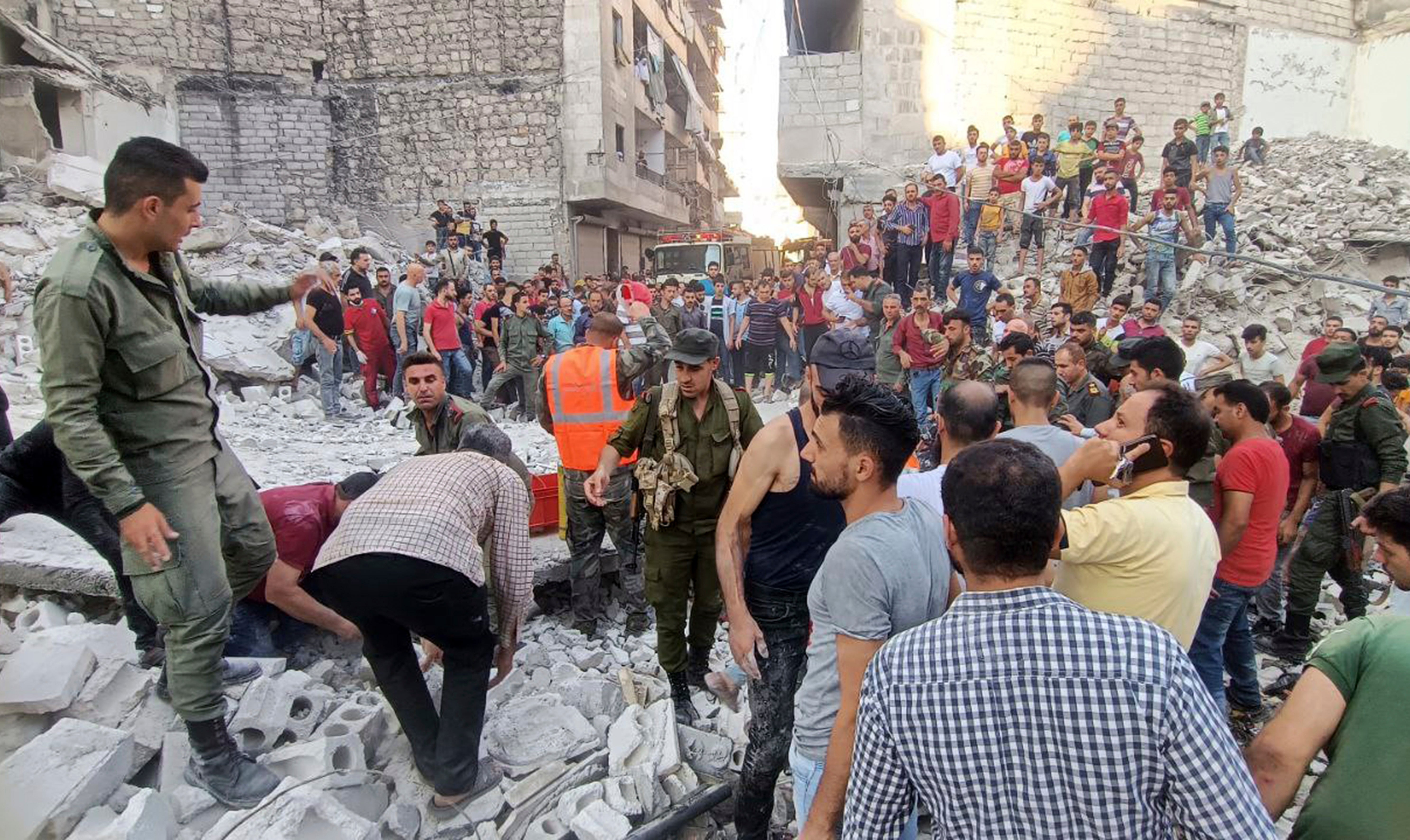 Syria Building Collapsed