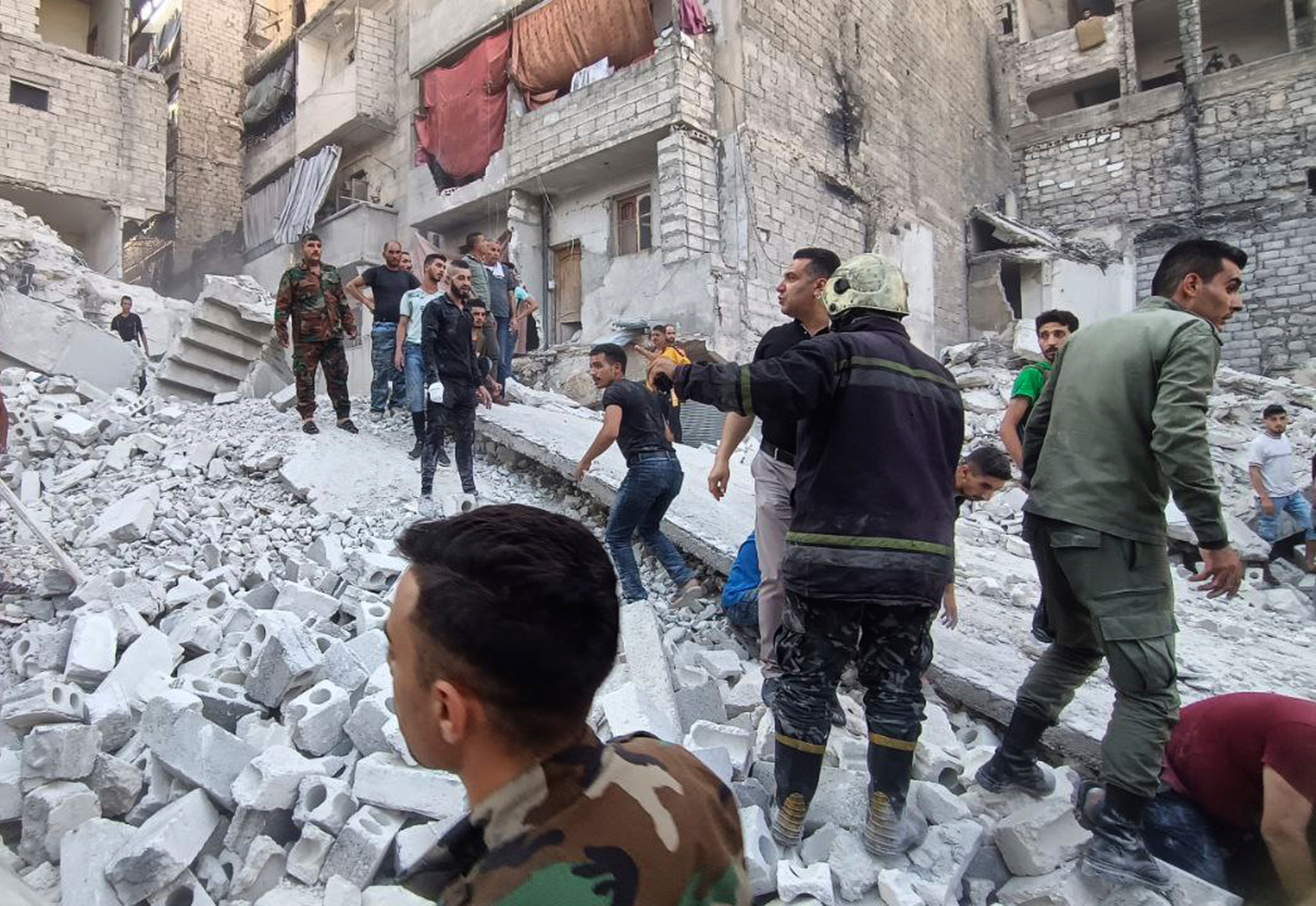 Syria Building Collapsed