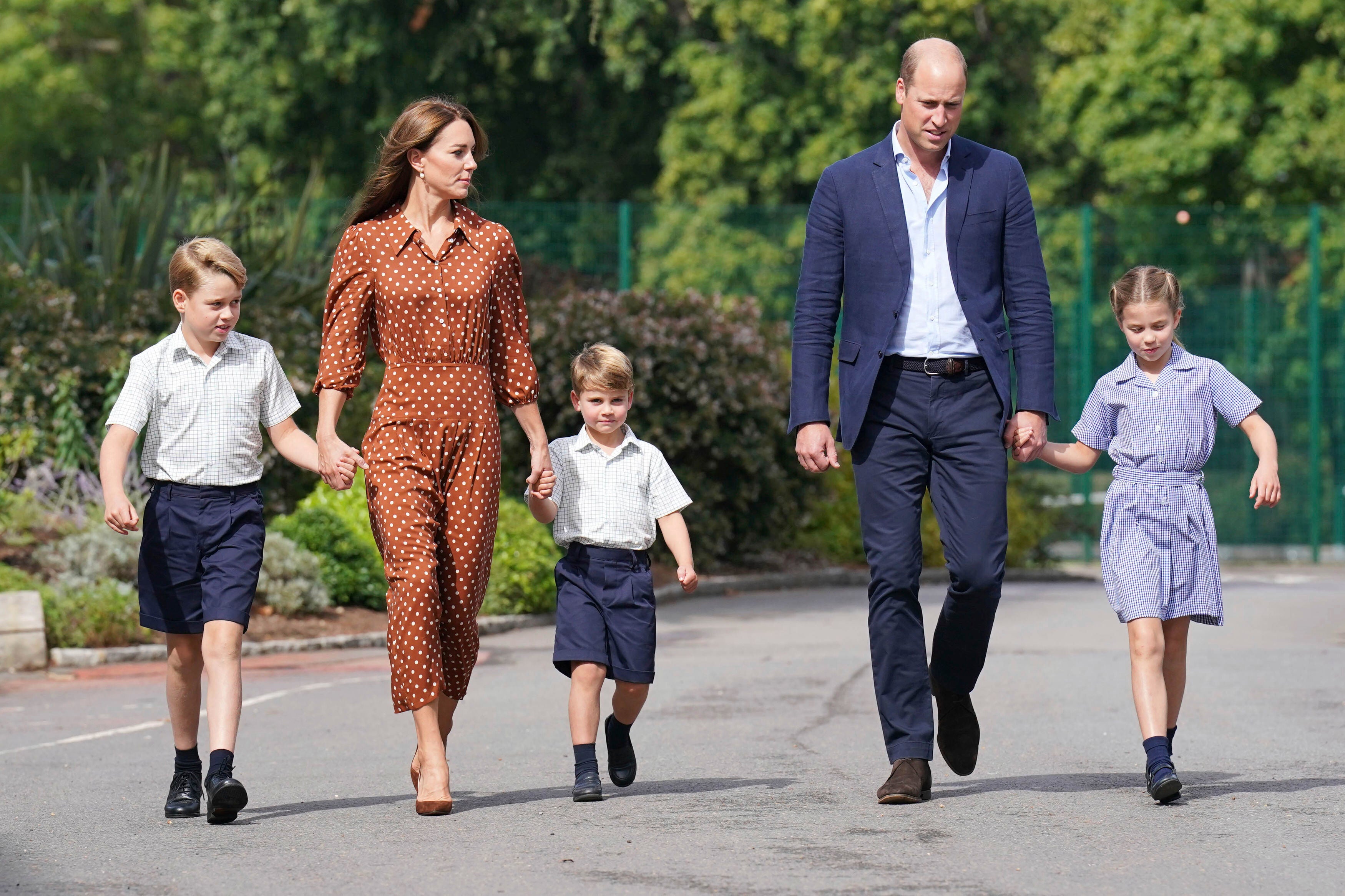 Kate Middleton and Prince William took Prince George, Prince Louis and Princess Charlotte to school earlier this week