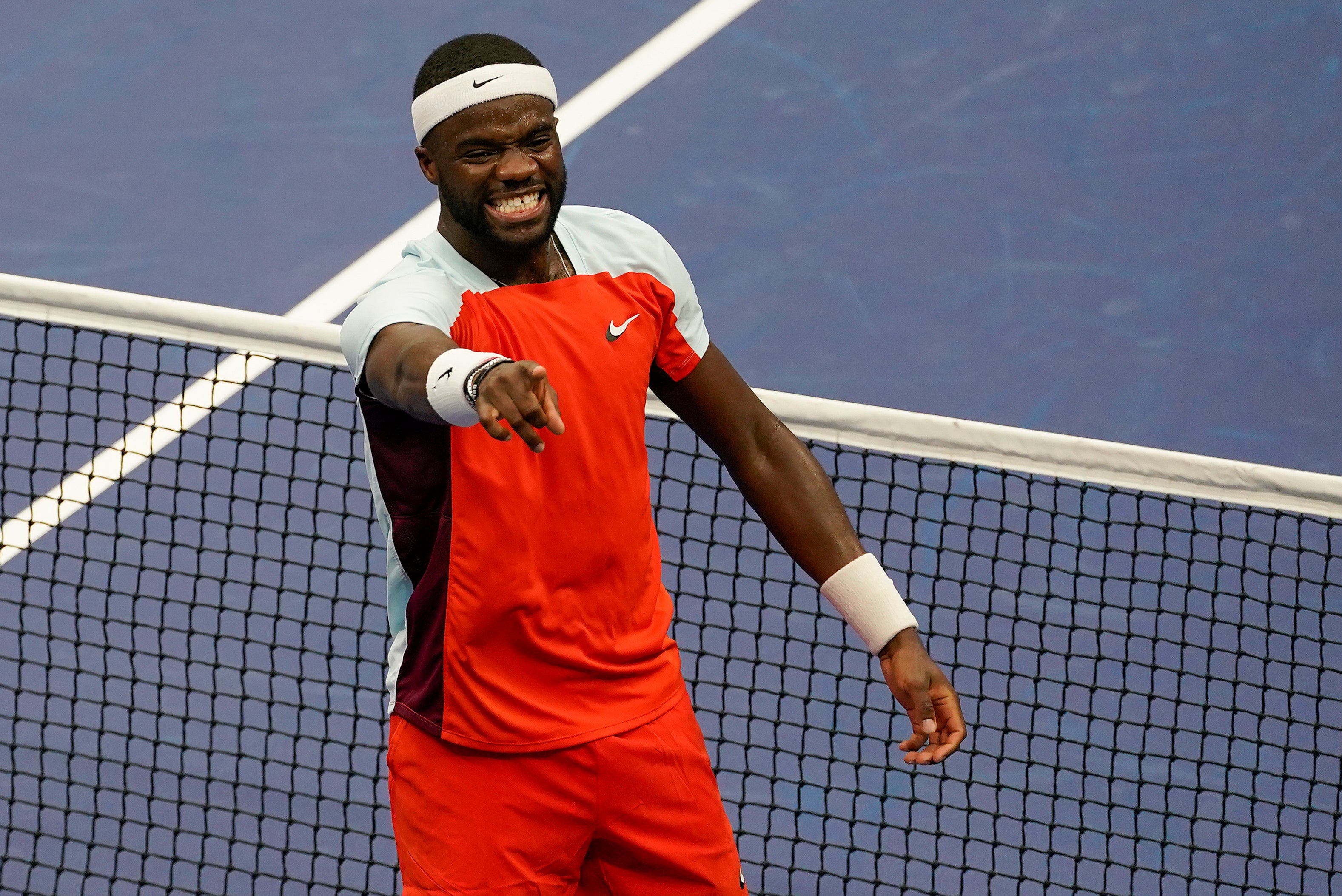 Frances Tiafoe is enjoying his best run at a grand slam (Seth Wenig/AP)