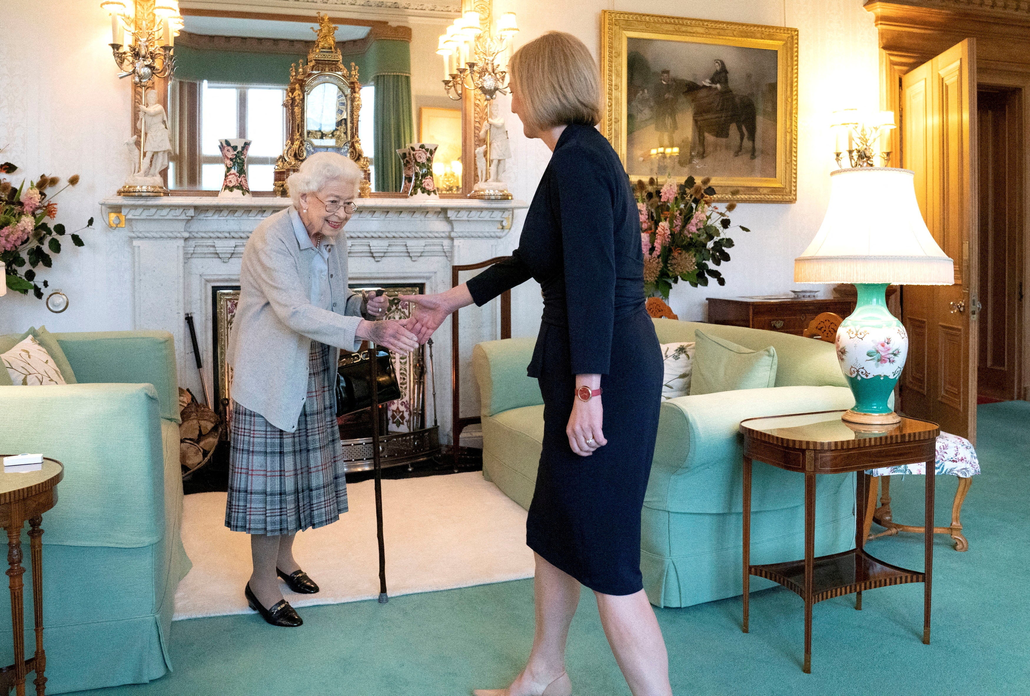 The Queen was last pictured during an audience with Liz Truss after she was elected leader of the Conservative party