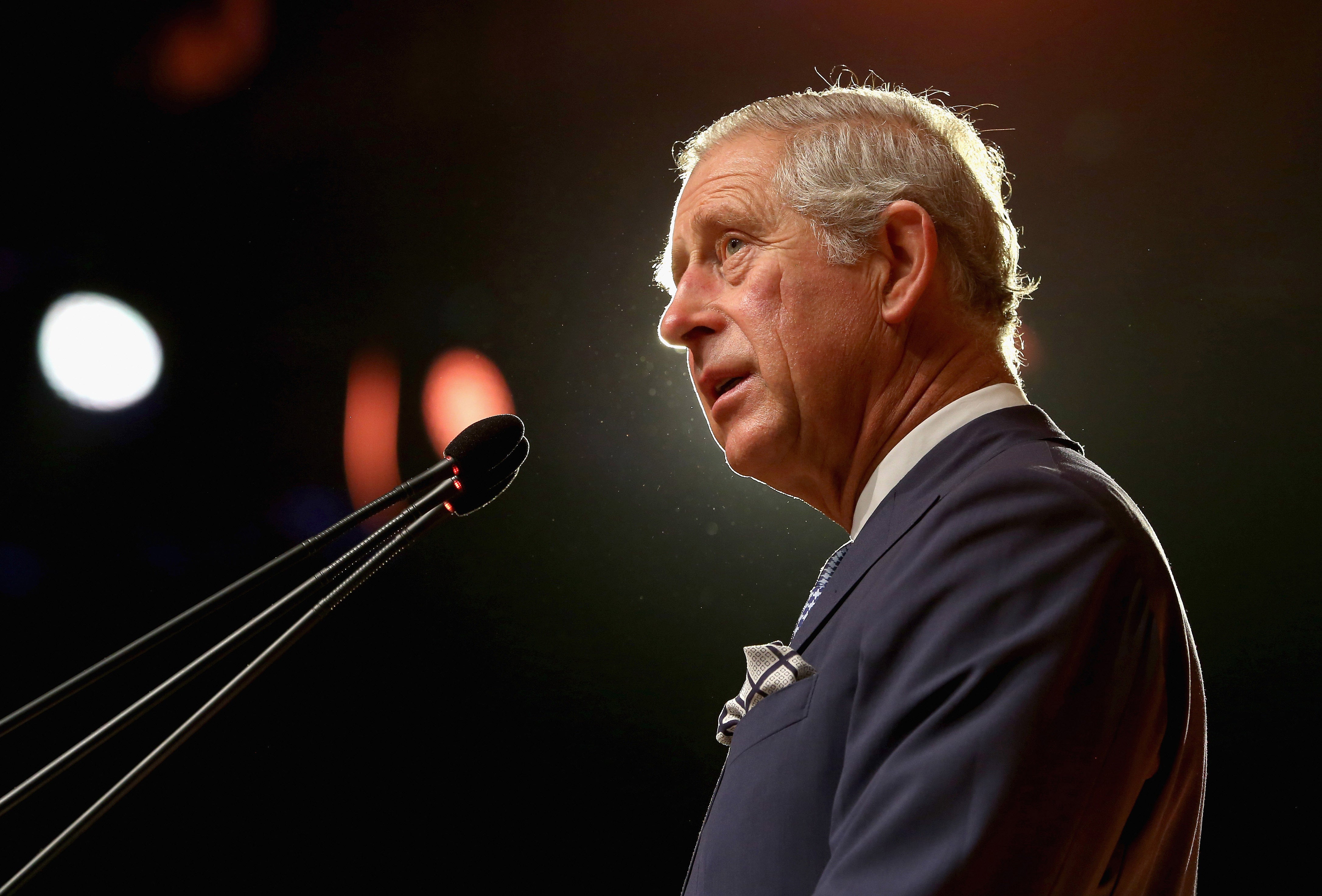 Charles speaking at the Commonwealth Heads of Government Meeting in Colombo, Sri Lanka (Chris Jackson/PA)