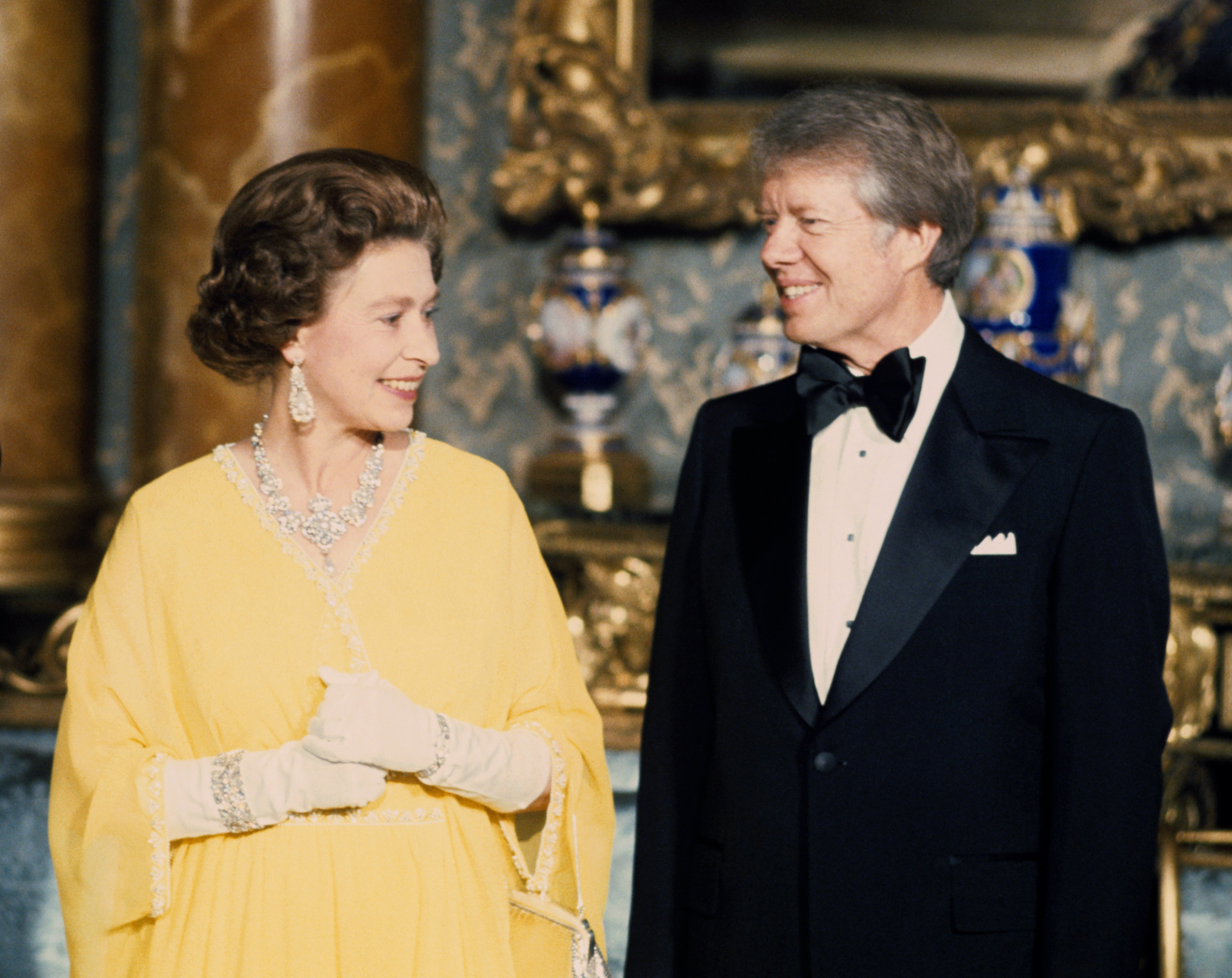 The Queen with President Jimmy Carter