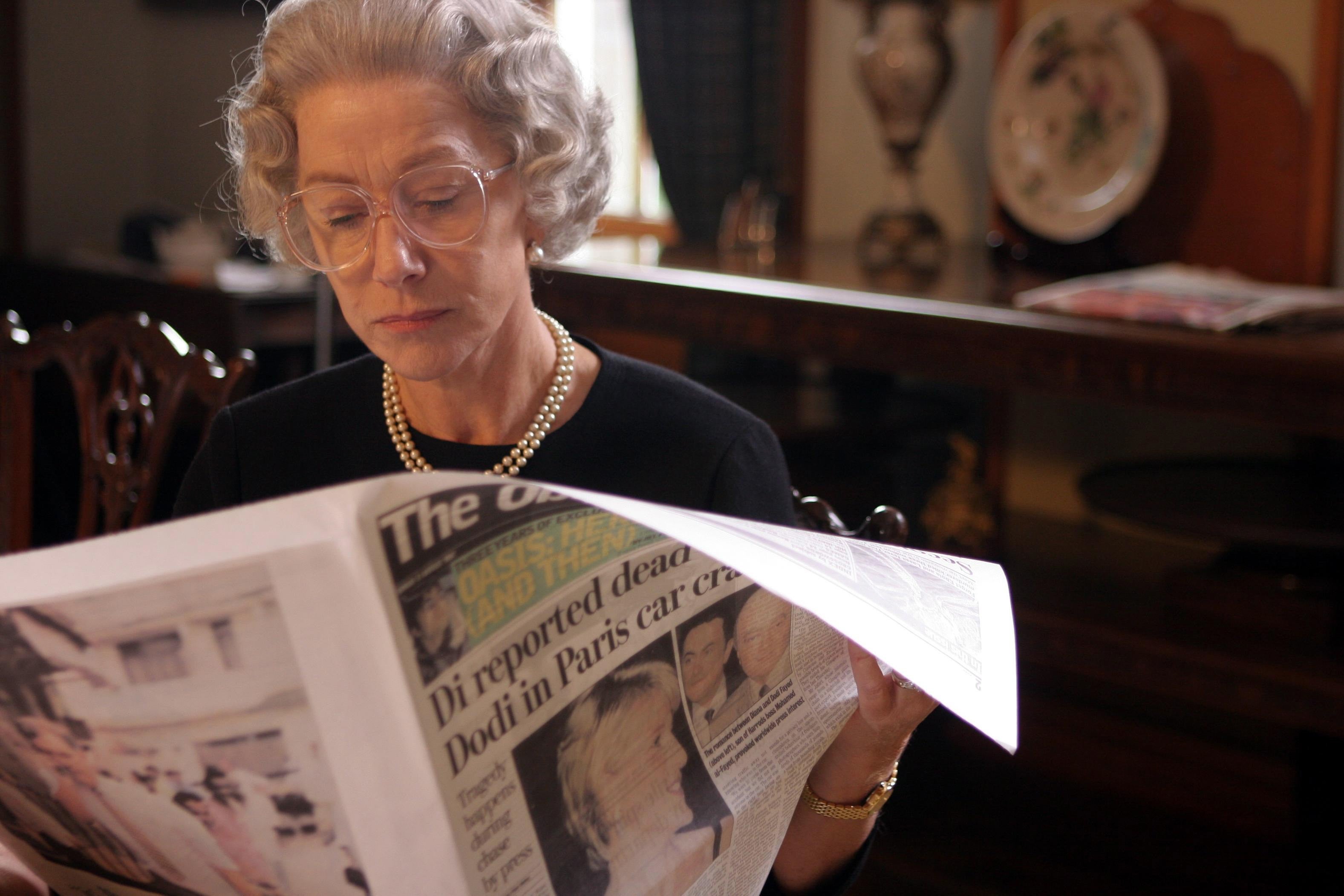 Helen Mirren playing Queen Elizabeth II in the film The Queen (PA)