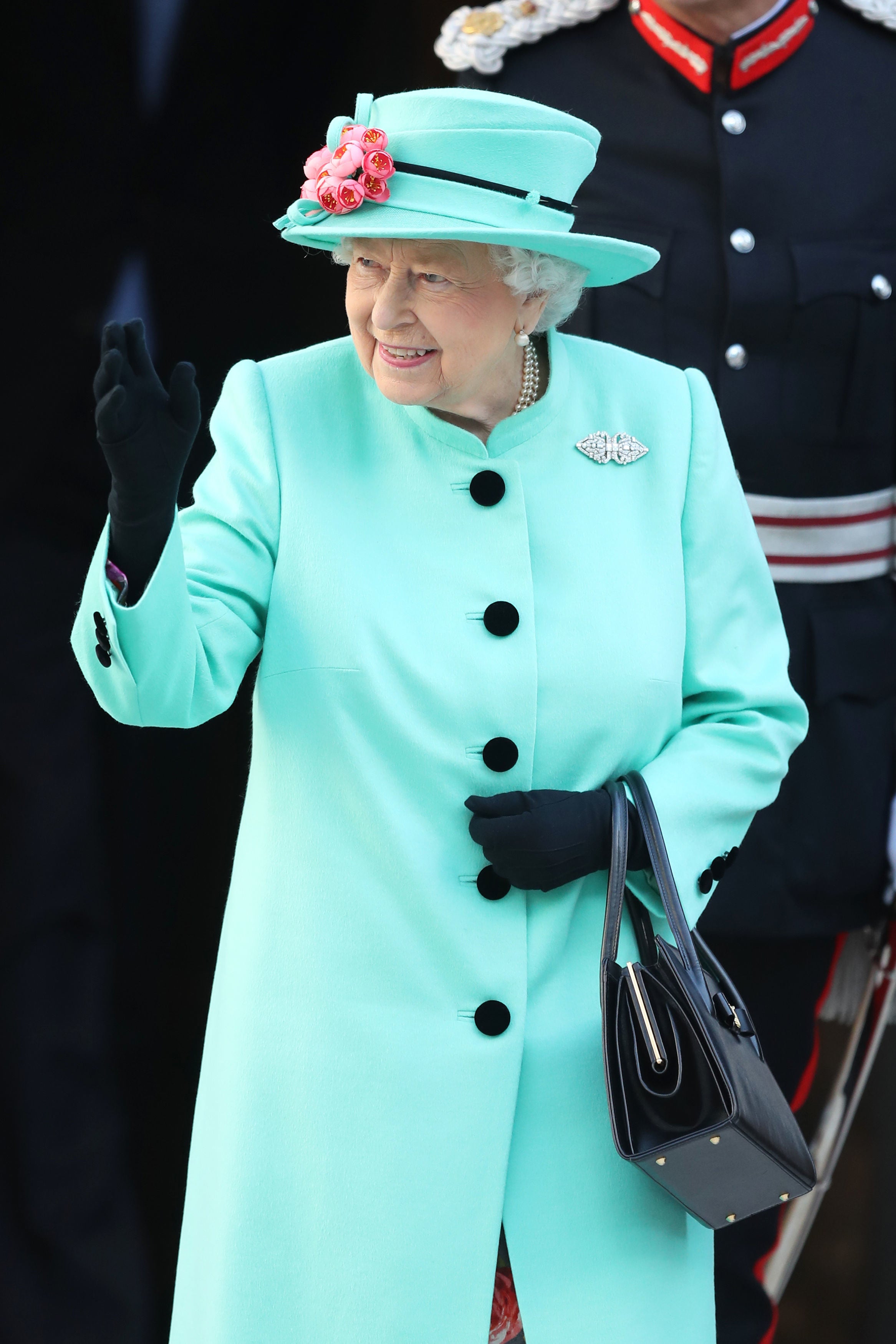 The Queen on a visit to the Lexicon shopping centre in Bracknell in 2018 (Andrew Matthews/PA)