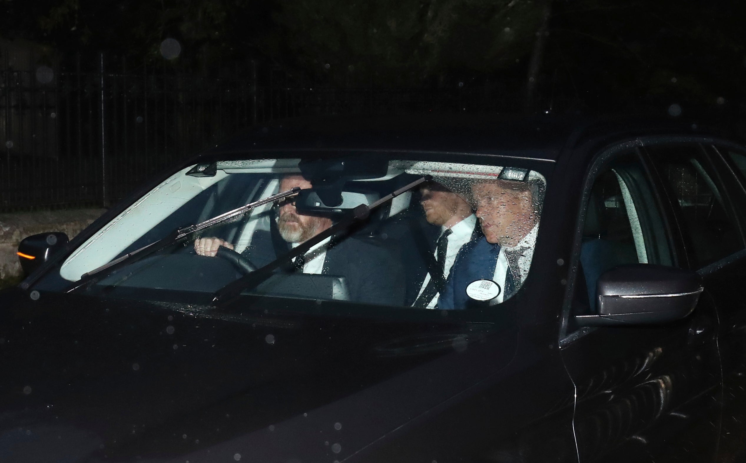 Prince Harry pictured arriving at Balmoral after the Queen’s death