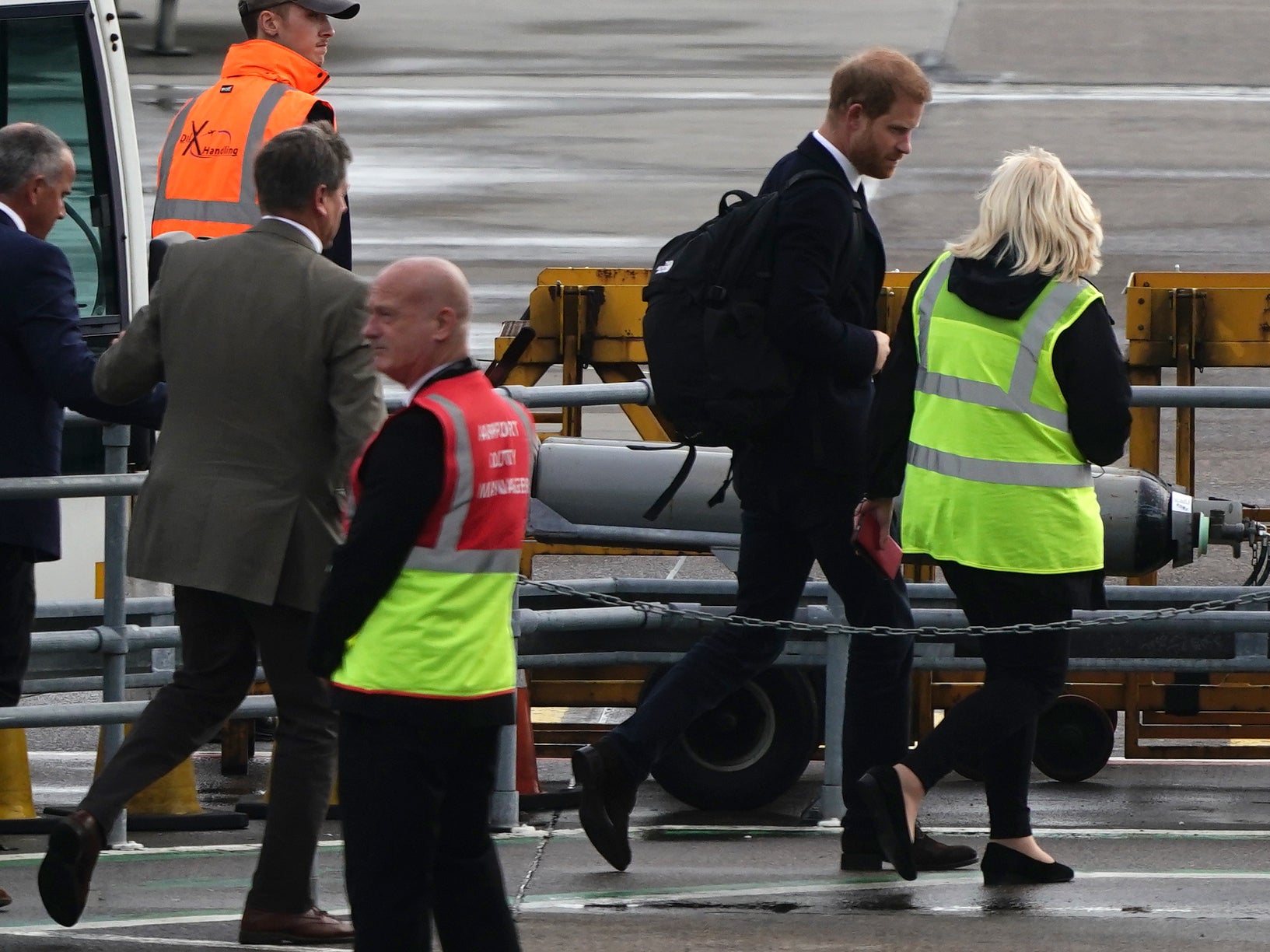 Prince Harry and wife Meghan Markle returned to the UK from the US to visit several charities