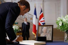 ‘She will be with all of us forever’: Macron pays tribute to Queen Elizabeth II