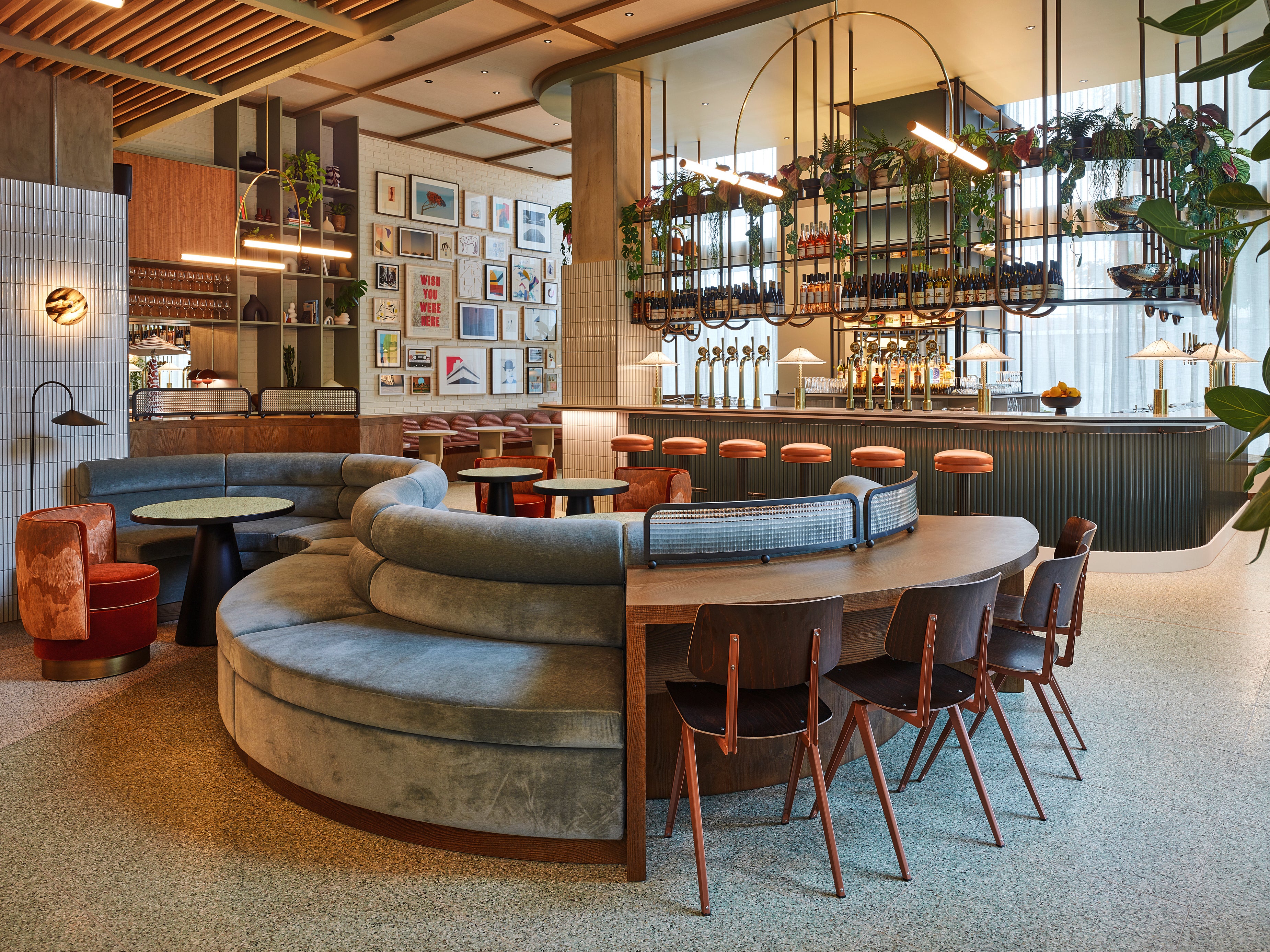 Tribe London has a ground floor dedicated to buzzy social spaces