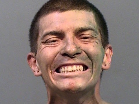 Dylan Wiederholt, 38, allegedly broke into the Lion’s Den Tattoo Company in Prescott, Arizona, in the early hours of 6 September