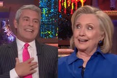 Andy Cohen amusingly reveals to Hillary Clinton he had ‘wonderful liaison’ with her secret service agent