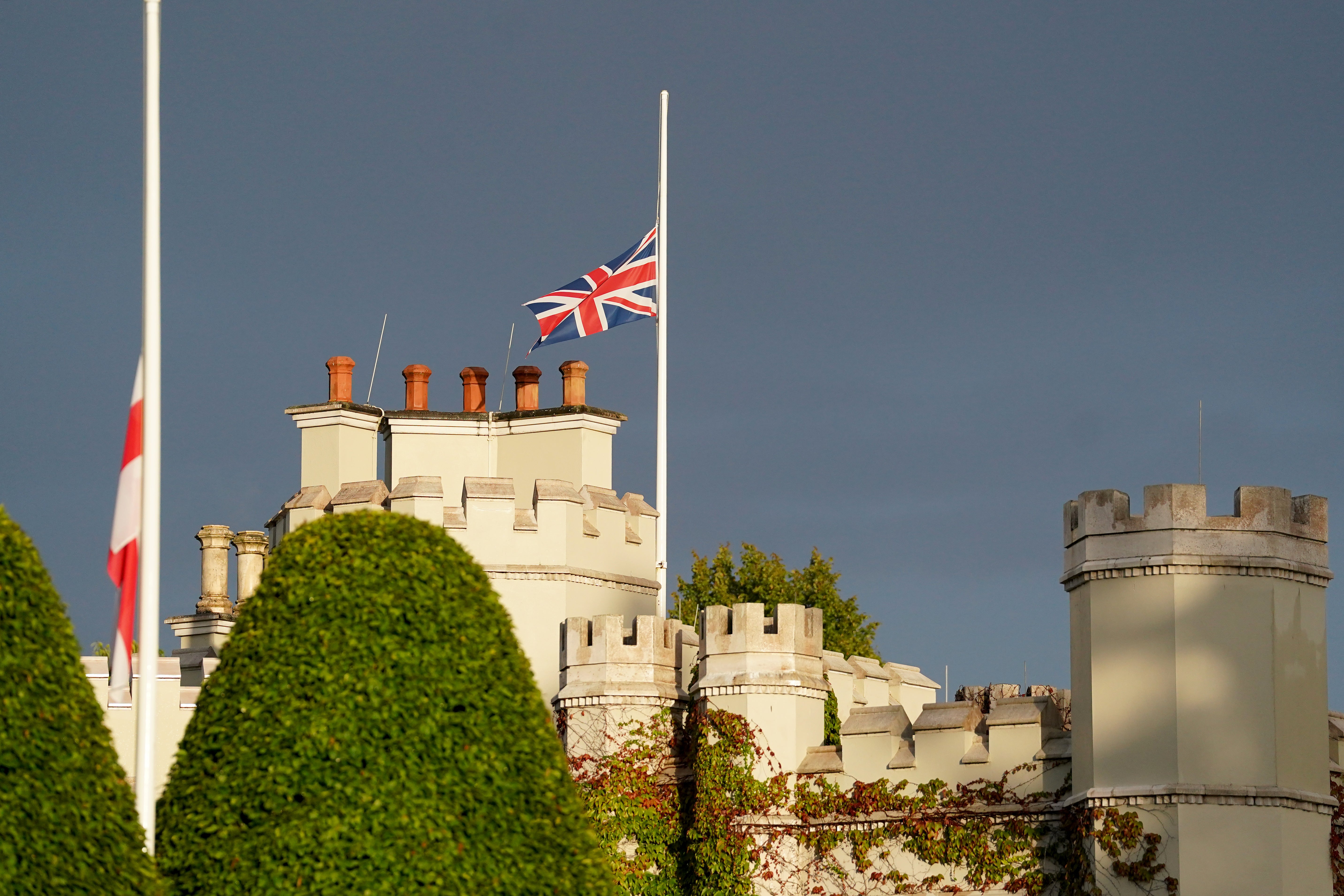 Flags will fly at half mast during the period of mourning