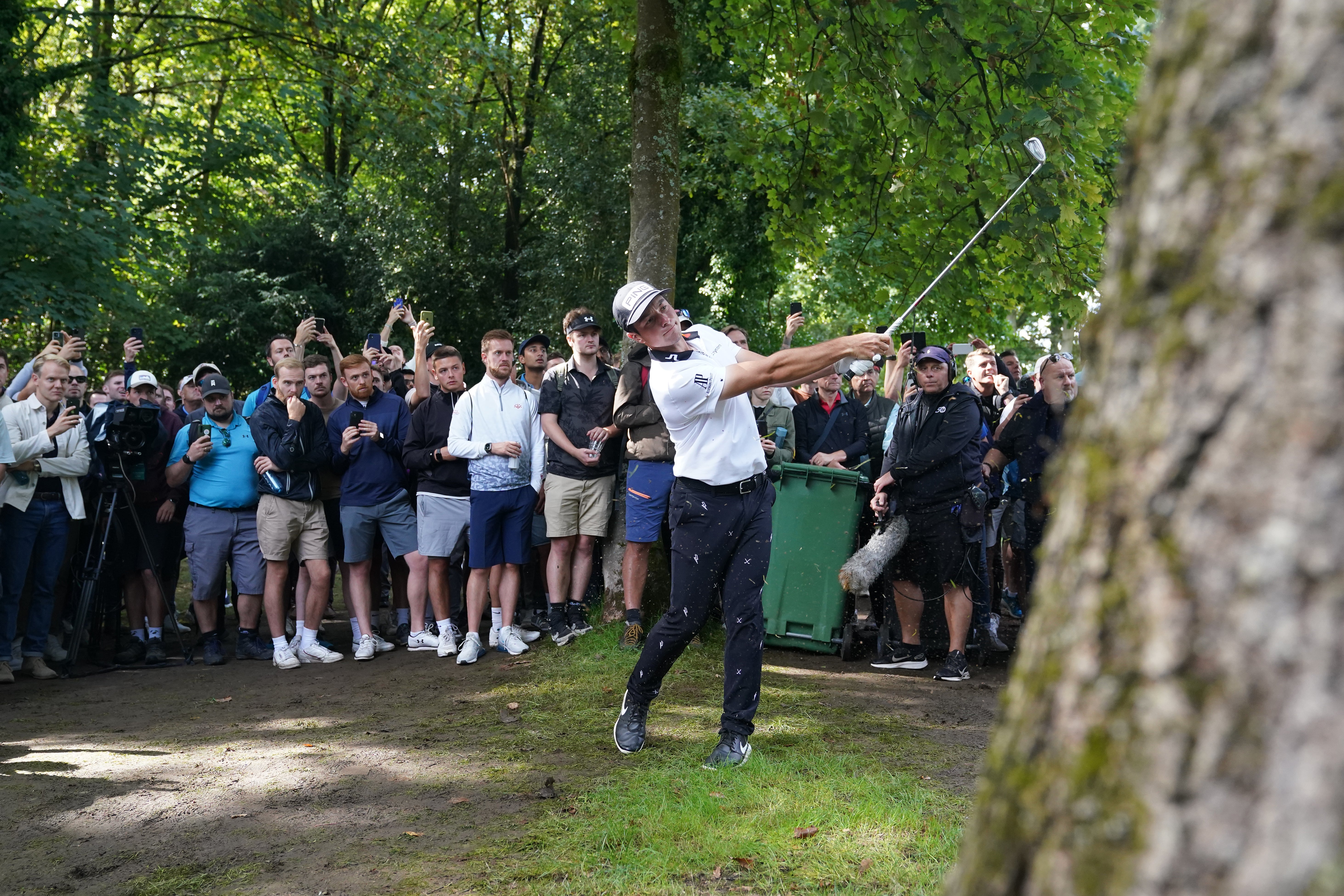 Viktor Hovland during day three of the BMW PGA Championship at Wentworth (Adam Davy/PA)