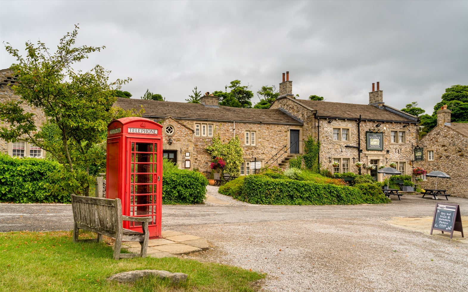Mainstreet and The Woolpack pub in Emmerdale (Lizzie Shepherd/ITV/PA)