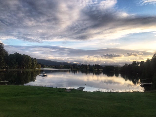 The coffin will pass by the Loch of Aboyne