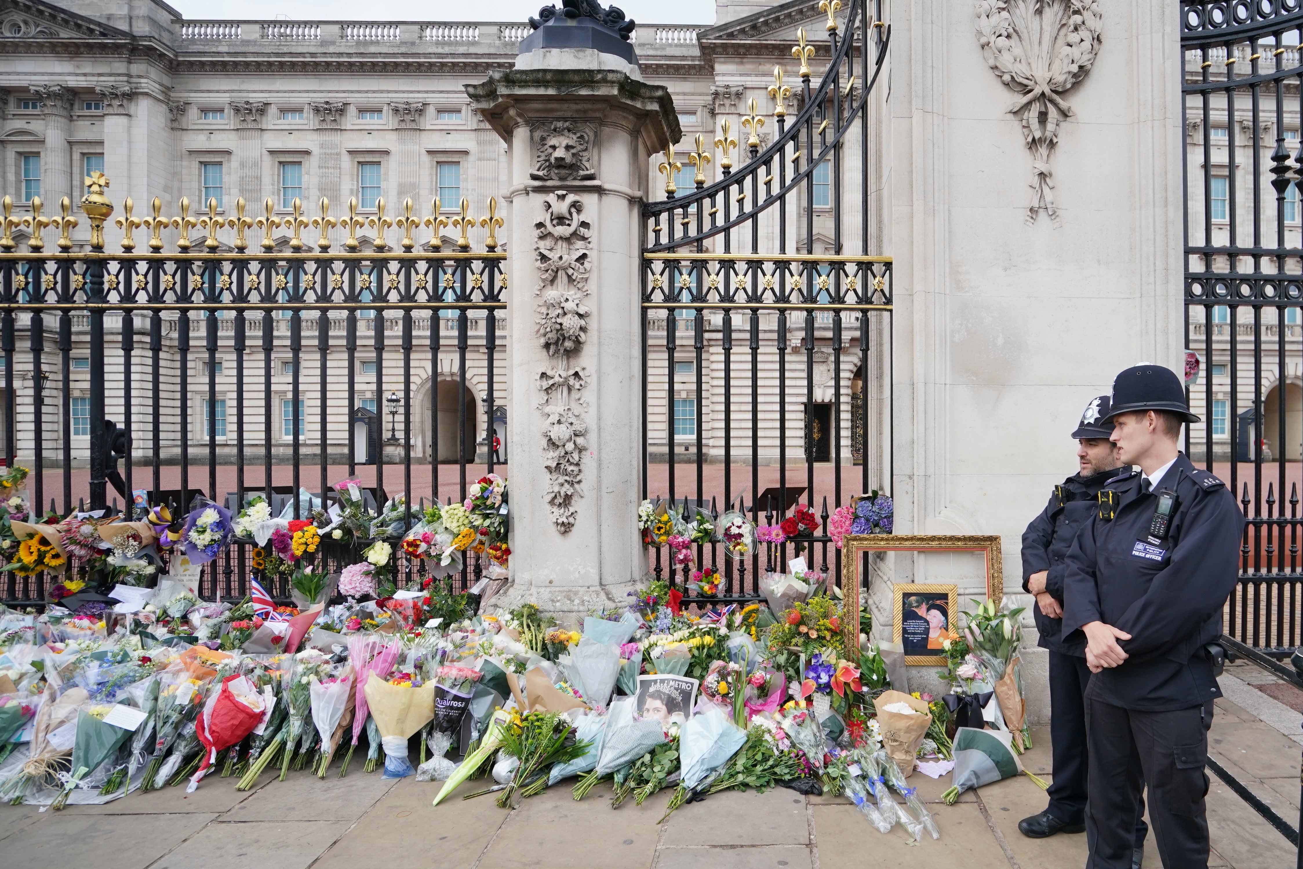 People have flocked to London to pay their respects following the death of the Queen (Dominic Lipinski/PA)