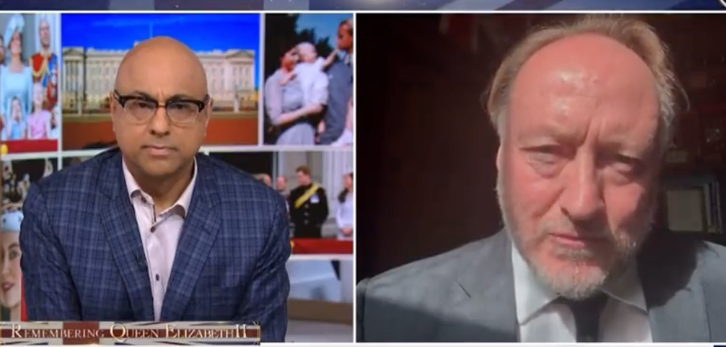 MSNBC host Ali Velshi clashed with British historian Andrew Roberts over the royal family’s legacy