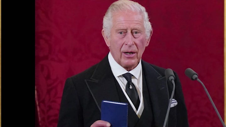 Key moments from the accession council as Charles III formally declared king