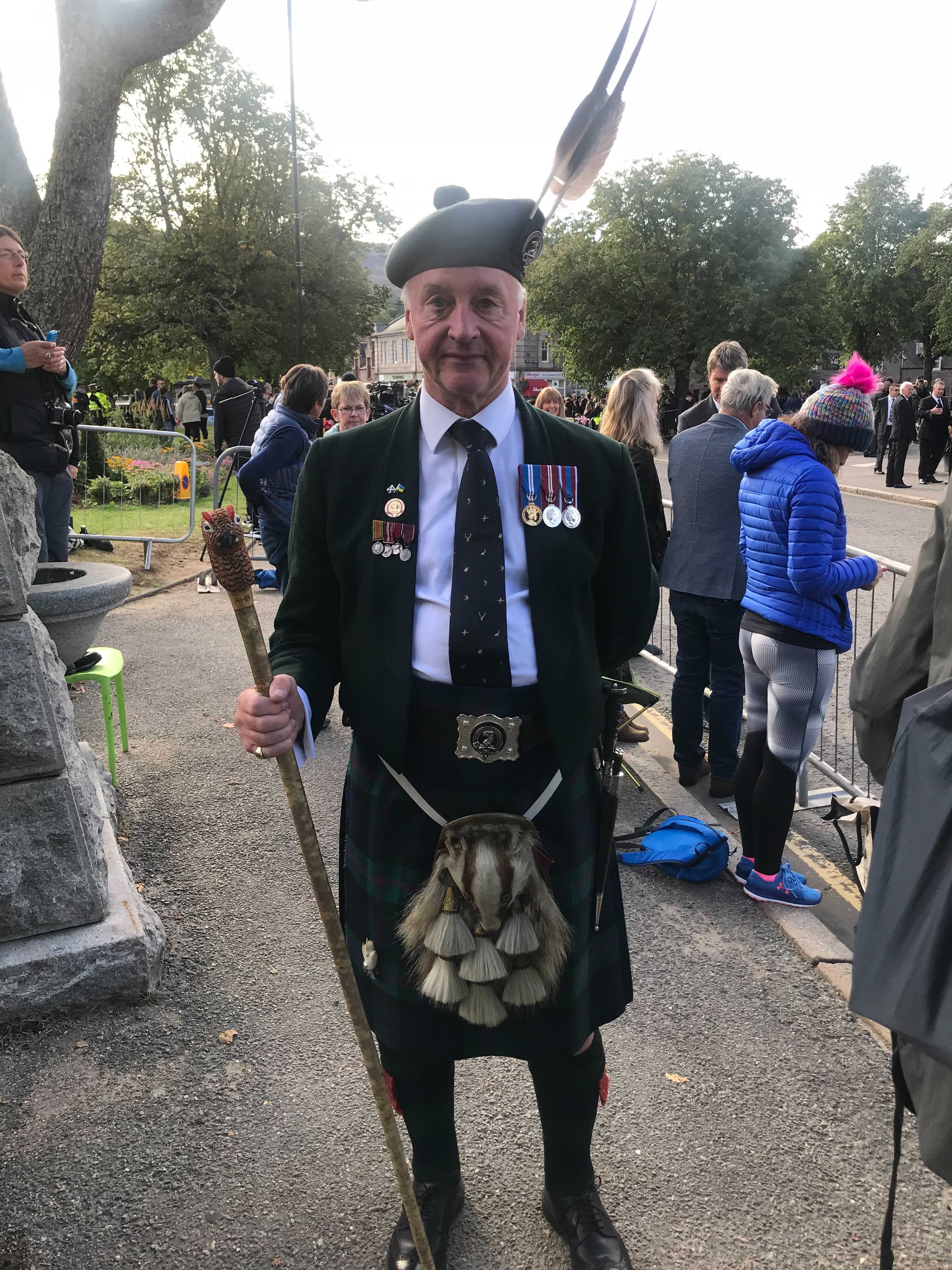 Richard Baird, commander of Clan Bairgh and a member of the Queen’s ceremonial bodyguard