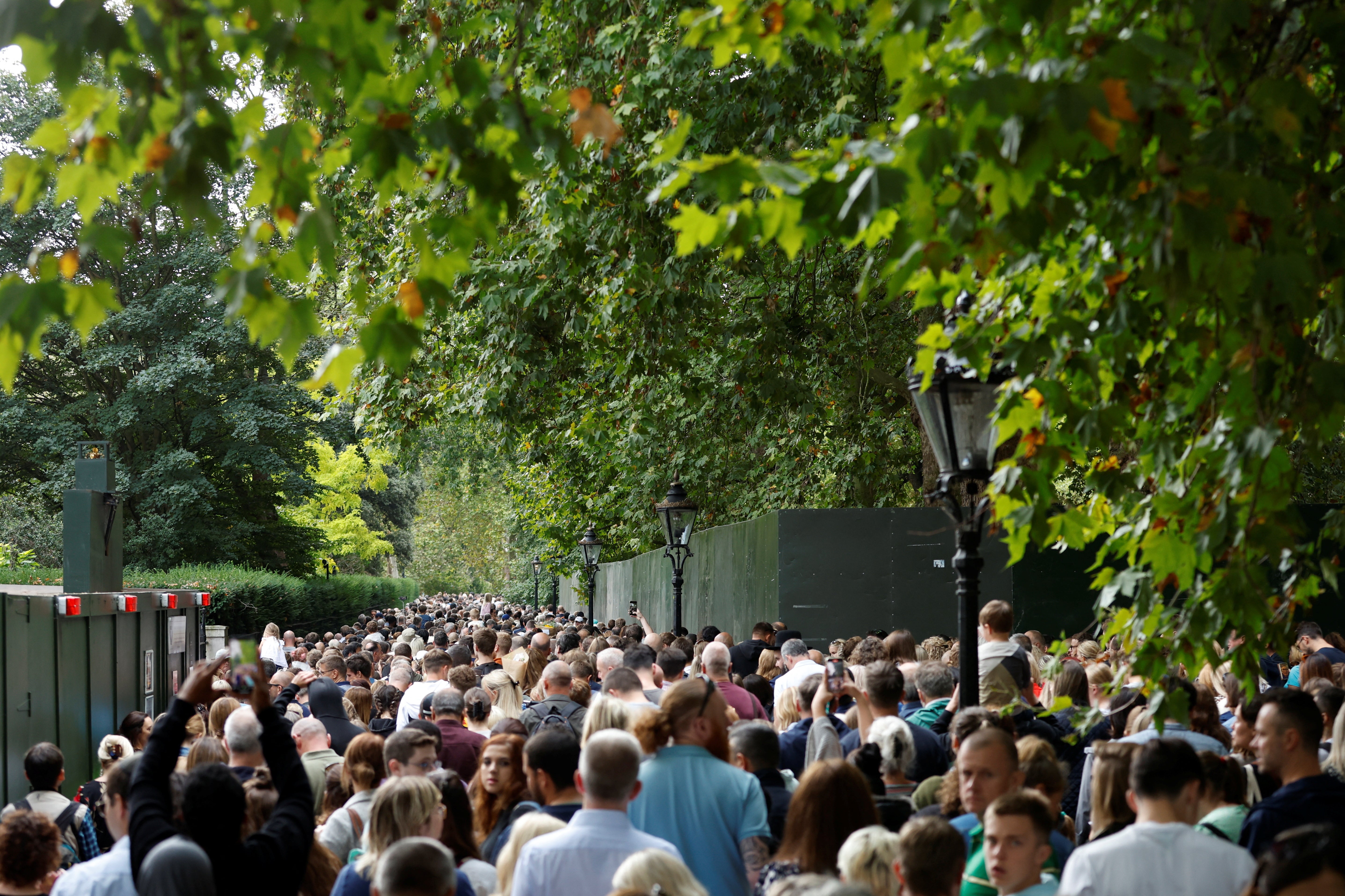 Many visitors spoke of two-hour waits – and even longer